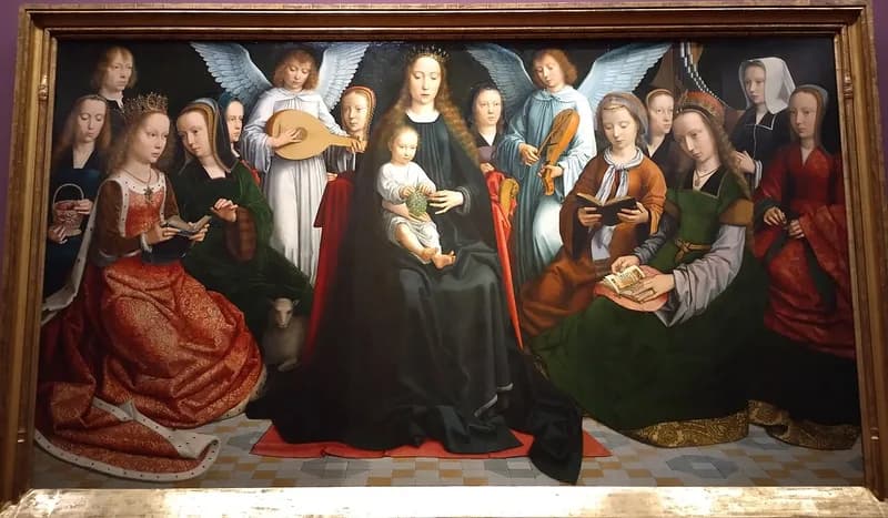 La Vierge entre les Vierges