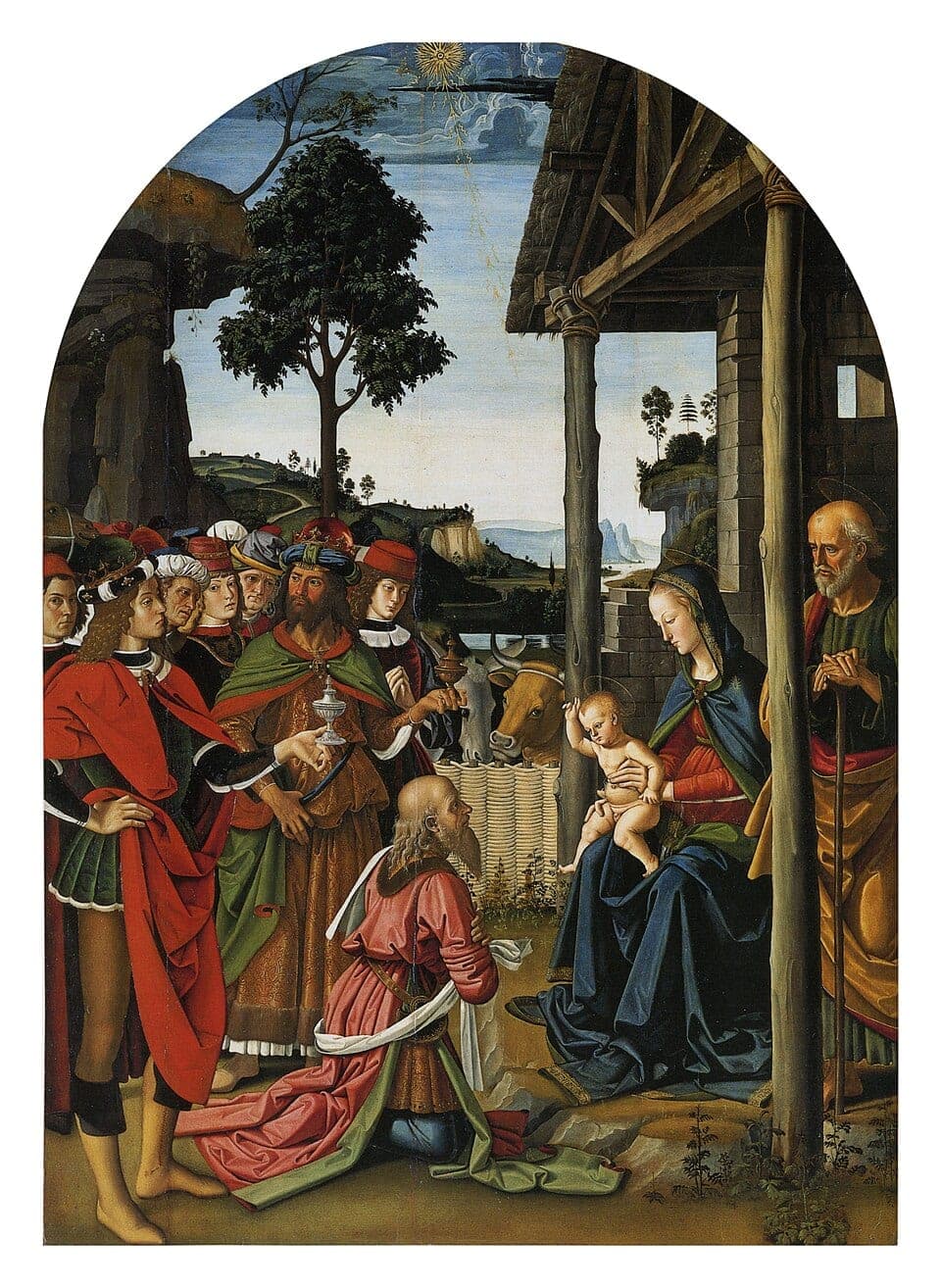 L'Adoration des mages (prédelle du retable de Pérouse)