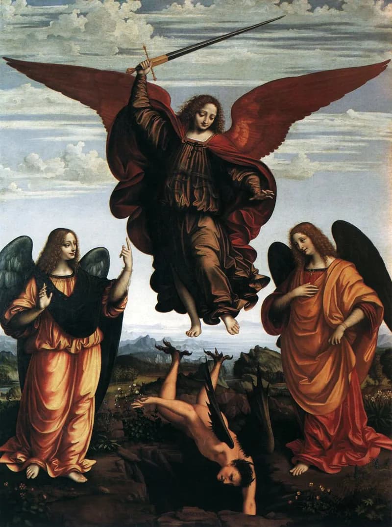 Polyptyque Crespi — Vierge à l'Enfant avec saints