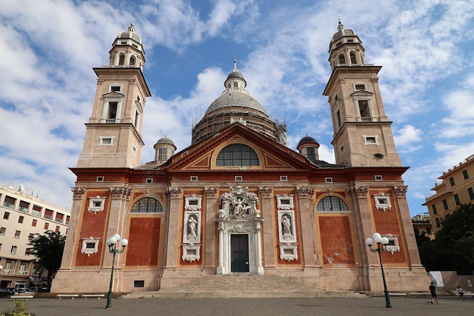 Intérieur de La Basilique de Carignano à Gênes