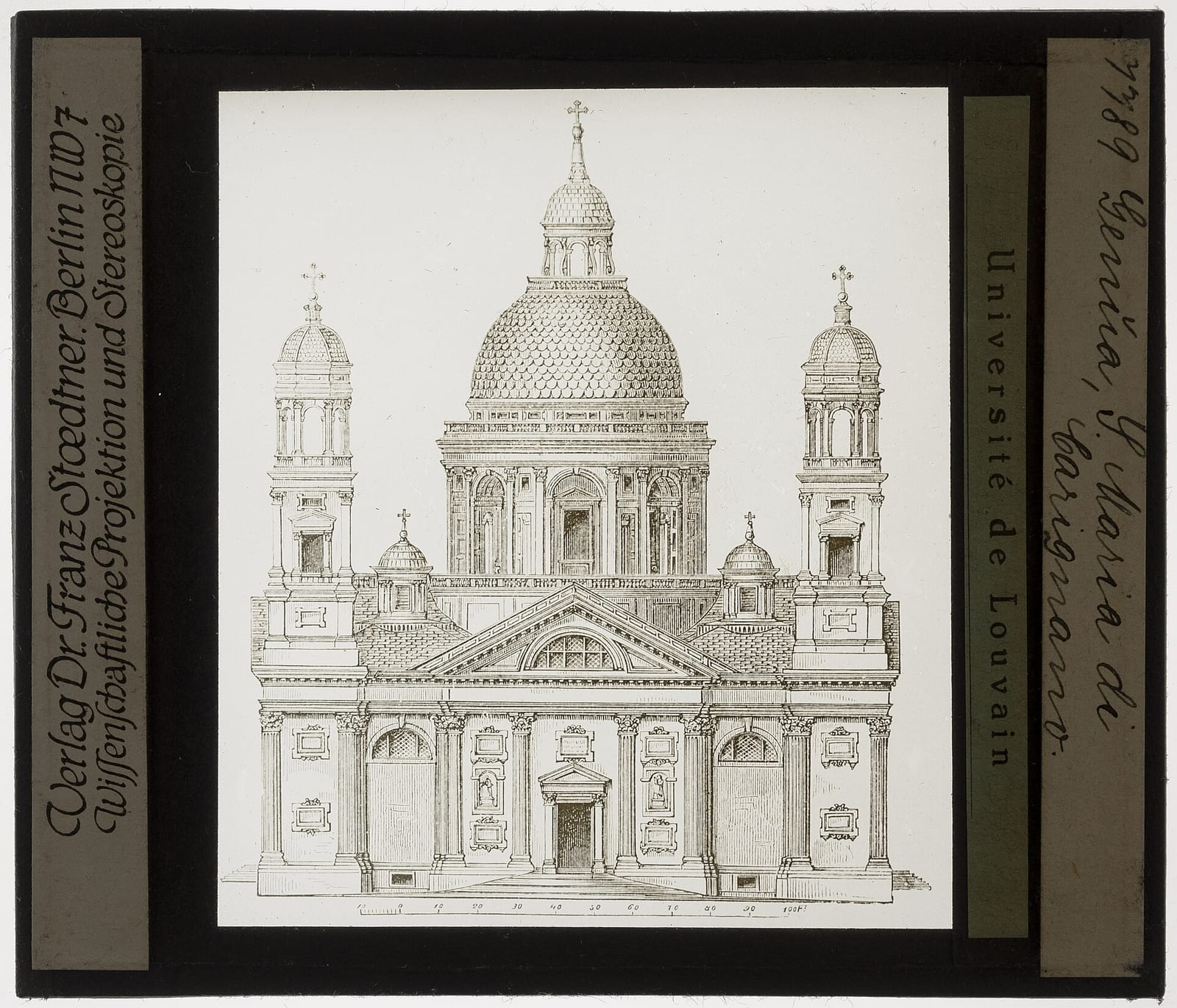 Détail de La Basilique de Carignano à Gênes