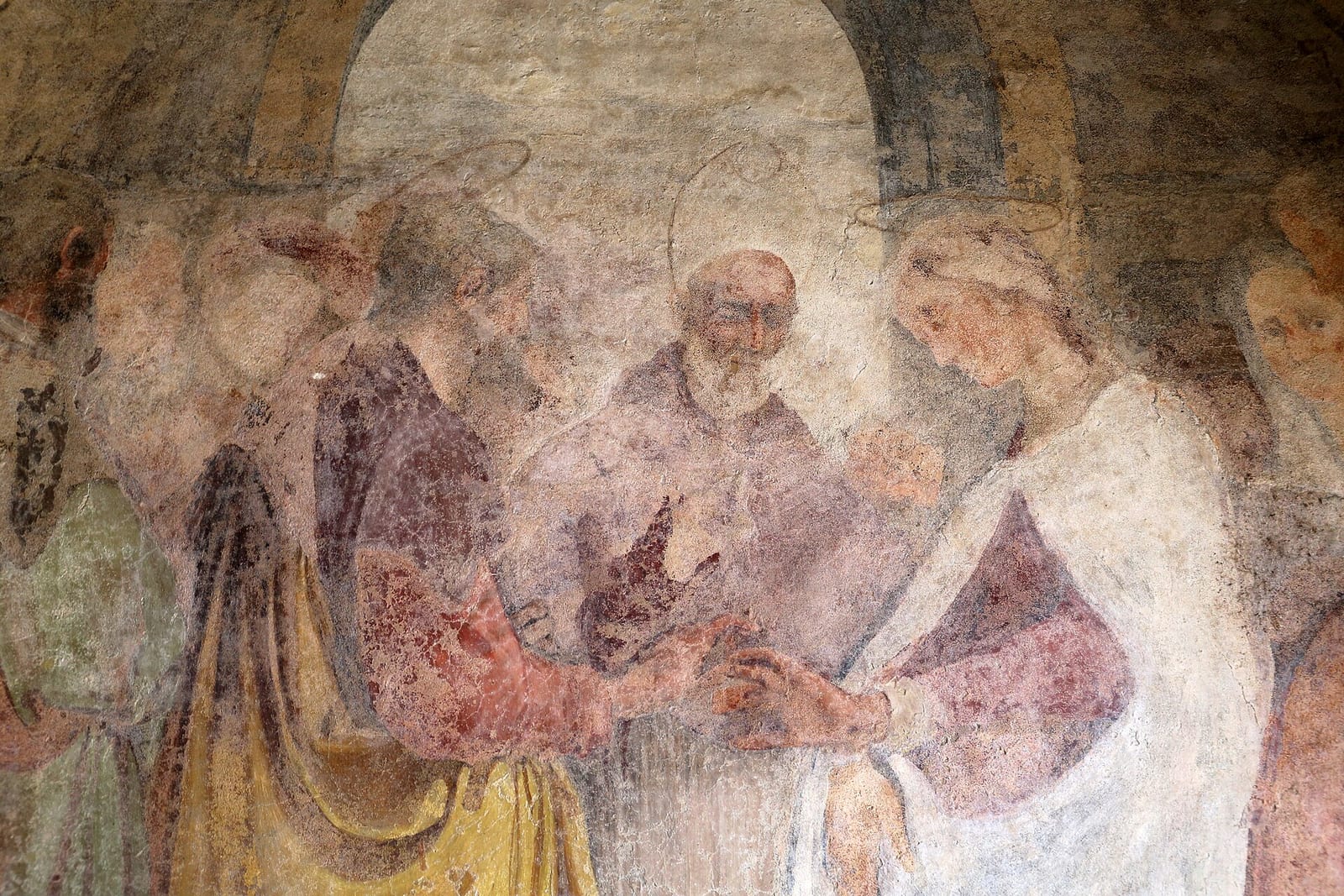 Détail de La Basilique Santa Maria delle Grazie à San Giovanni Valdarno (patrie de Masaccio)
