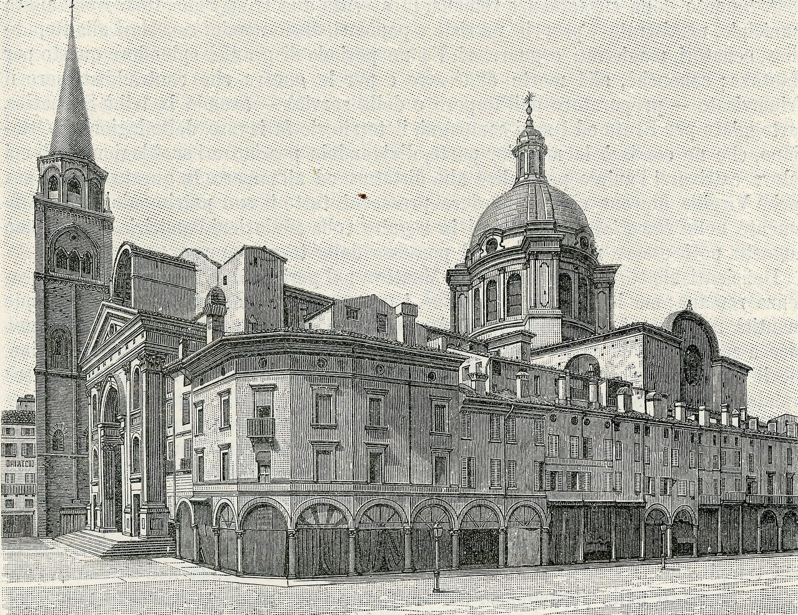 La Basilique Sant'Andrea dans son environnement