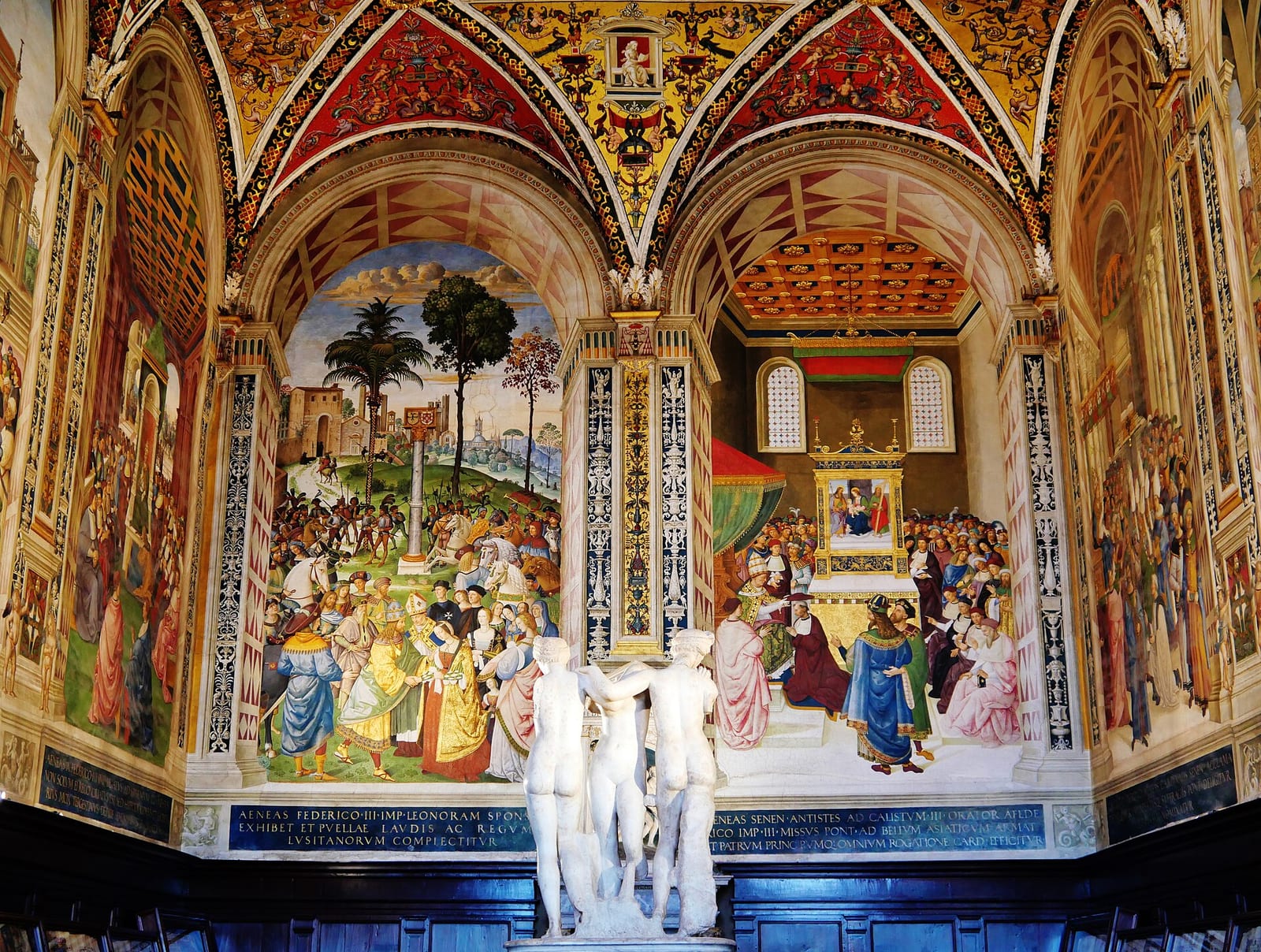 Détail de La Librairie Piccolomini
