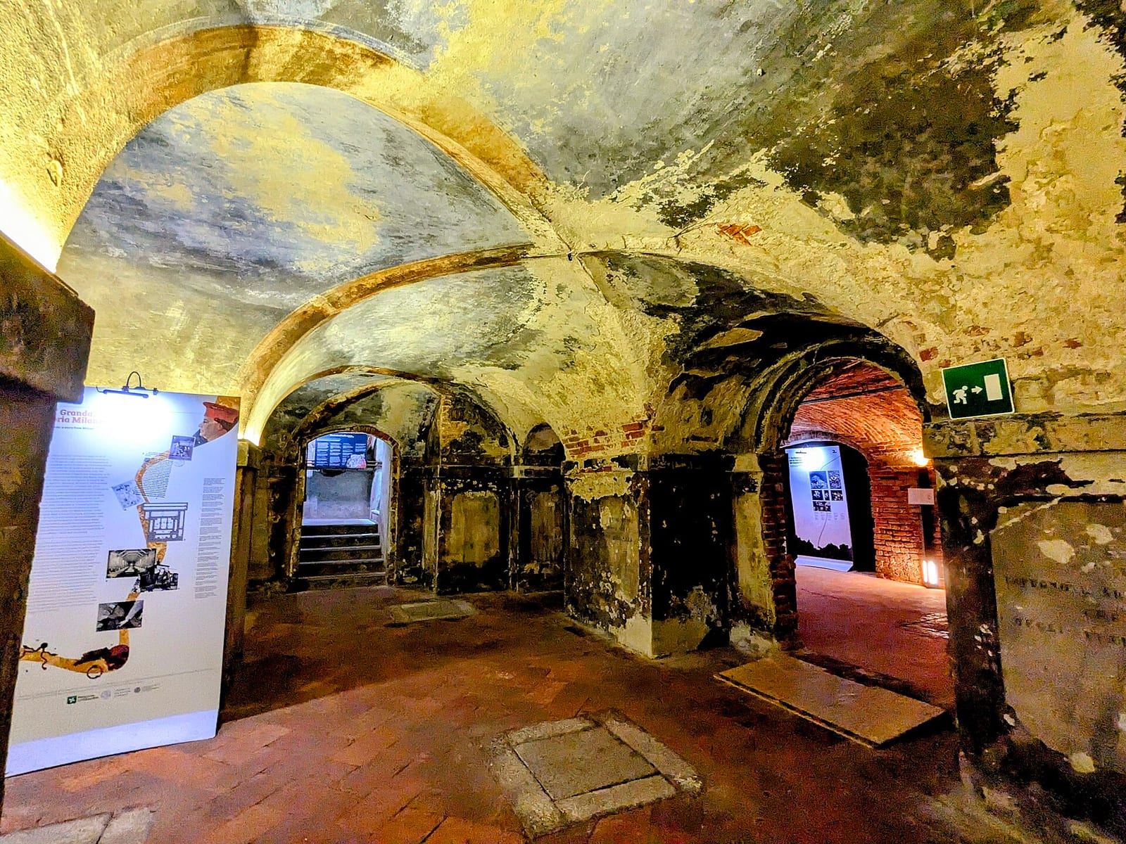 Intérieur de La Ca' Granda (Ospedale Maggiore) à Milan