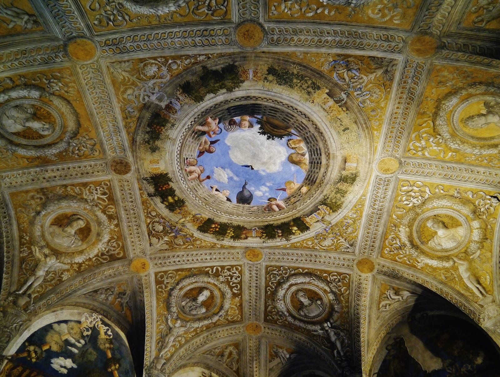 Intérieur de La Chambre des Époux (Camera degli Sposi)