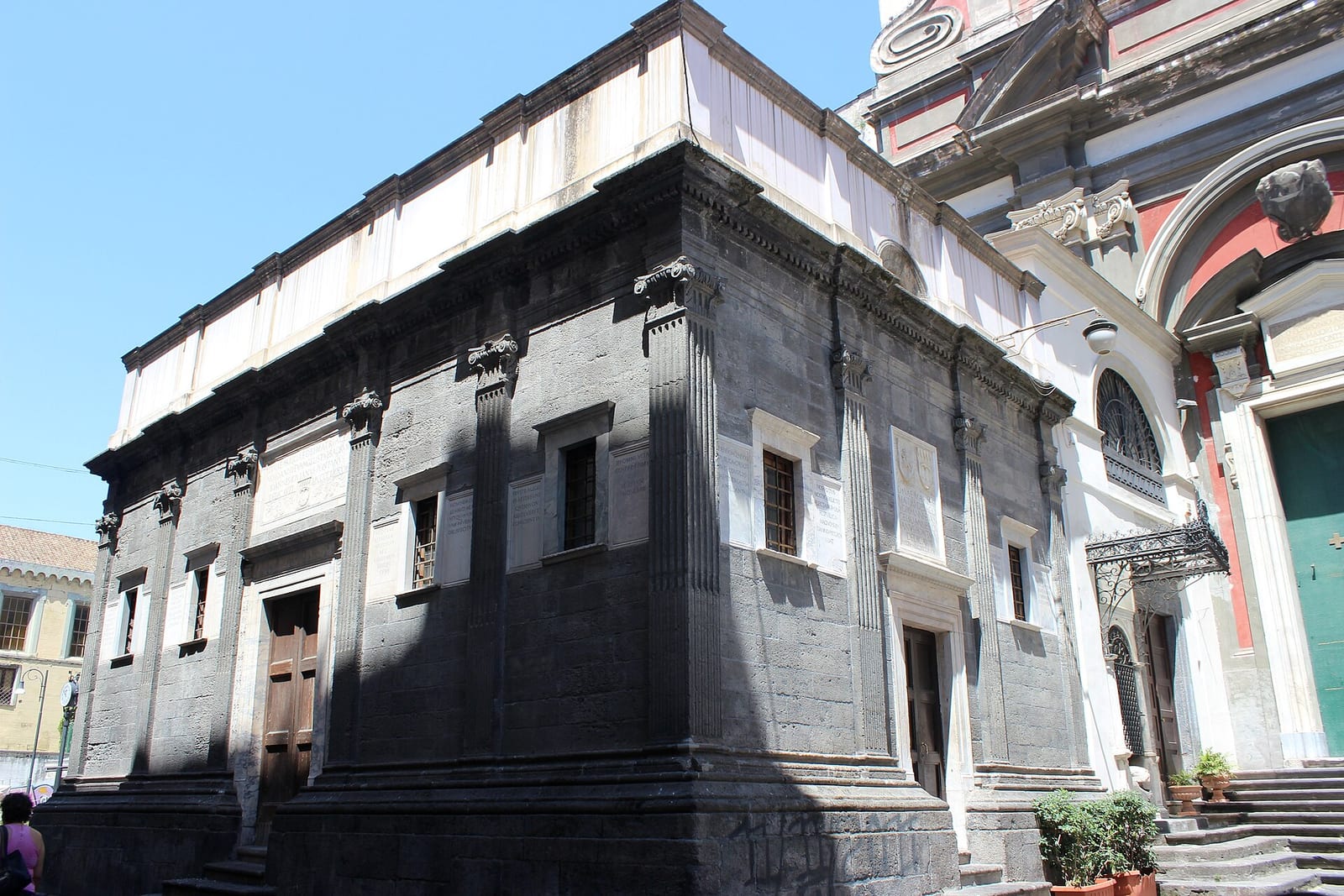 Vue de La Chapelle Pontano à Naples
