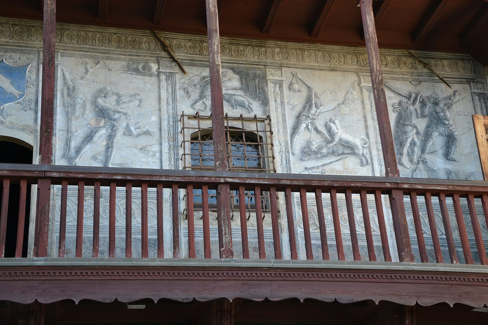 Détail de La Casa Cavassa à Saluces