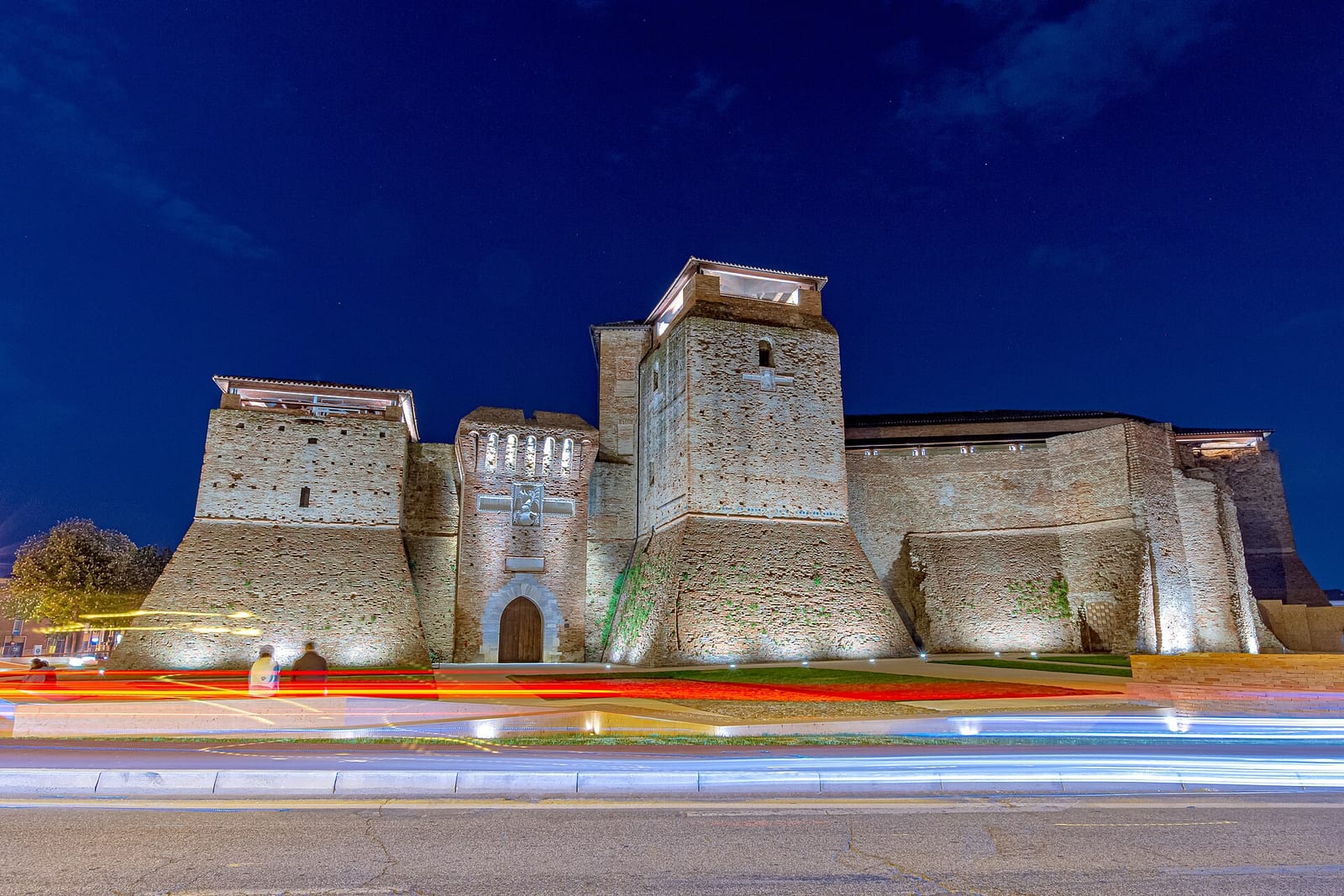 Le Castel Sismondo à Rimini (Sigismondo Malatesta) dans son environnement
