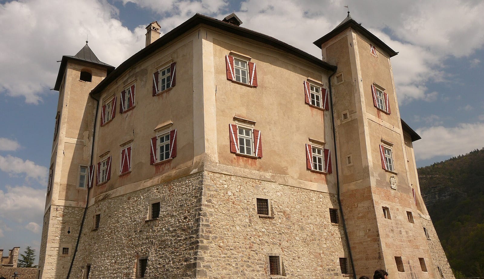 Vue de Le Castel Thun (Val di Non)