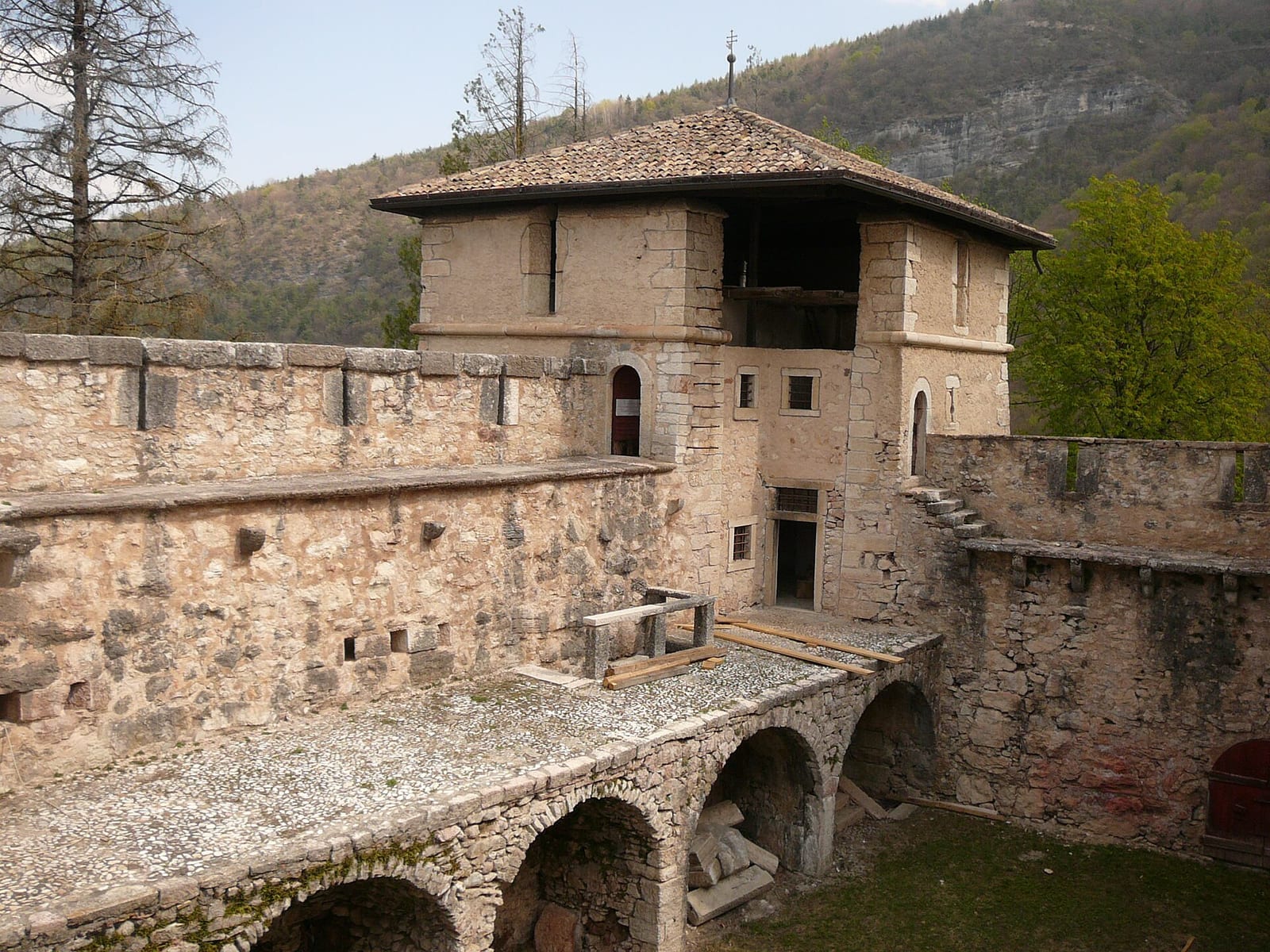 Détail de Le Castel Thun (Val di Non)