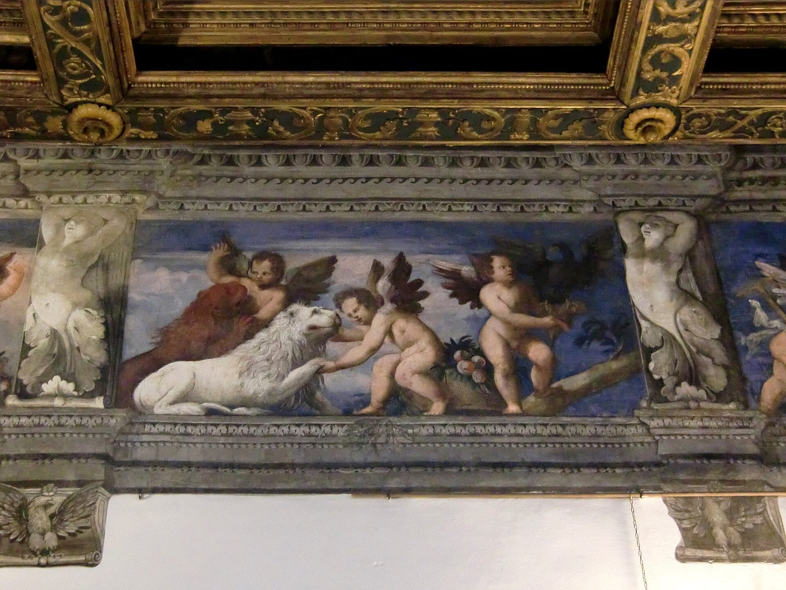 Intérieur de Le Castello del Buonconsiglio et le Magno Palazzo (Trente)