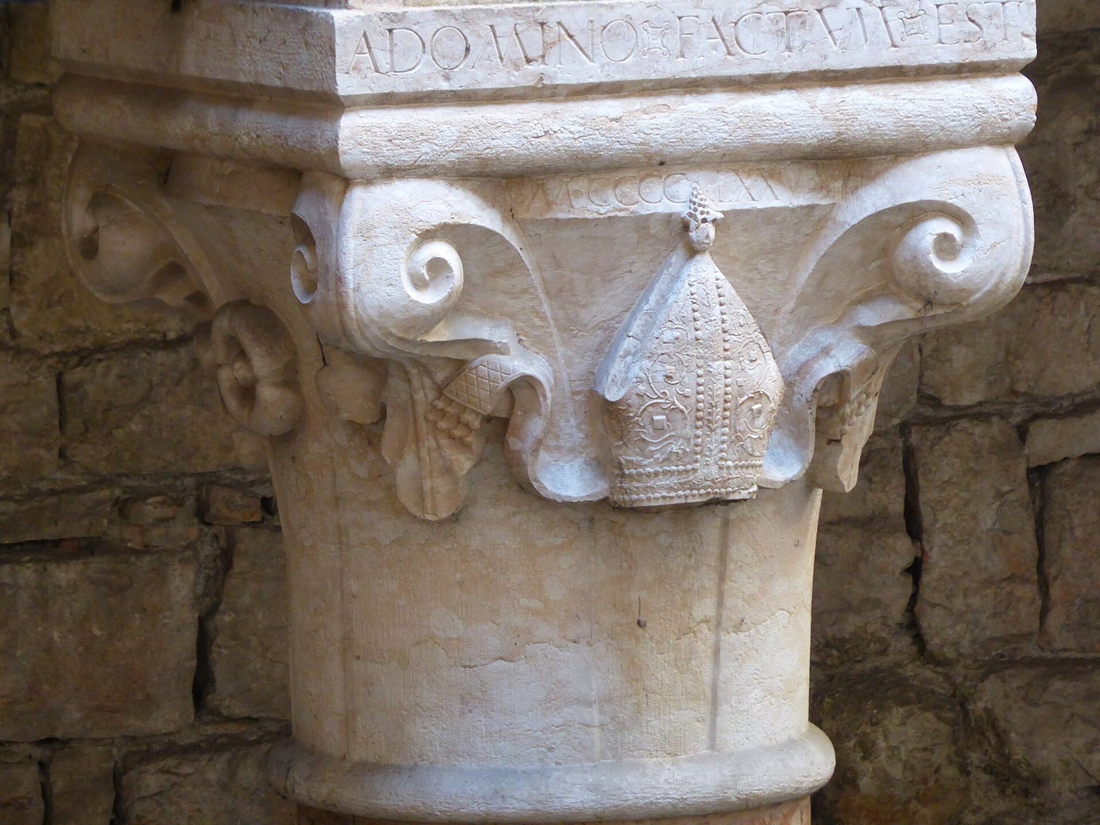 Détail de Le Castello del Buonconsiglio et le Magno Palazzo (Trente)