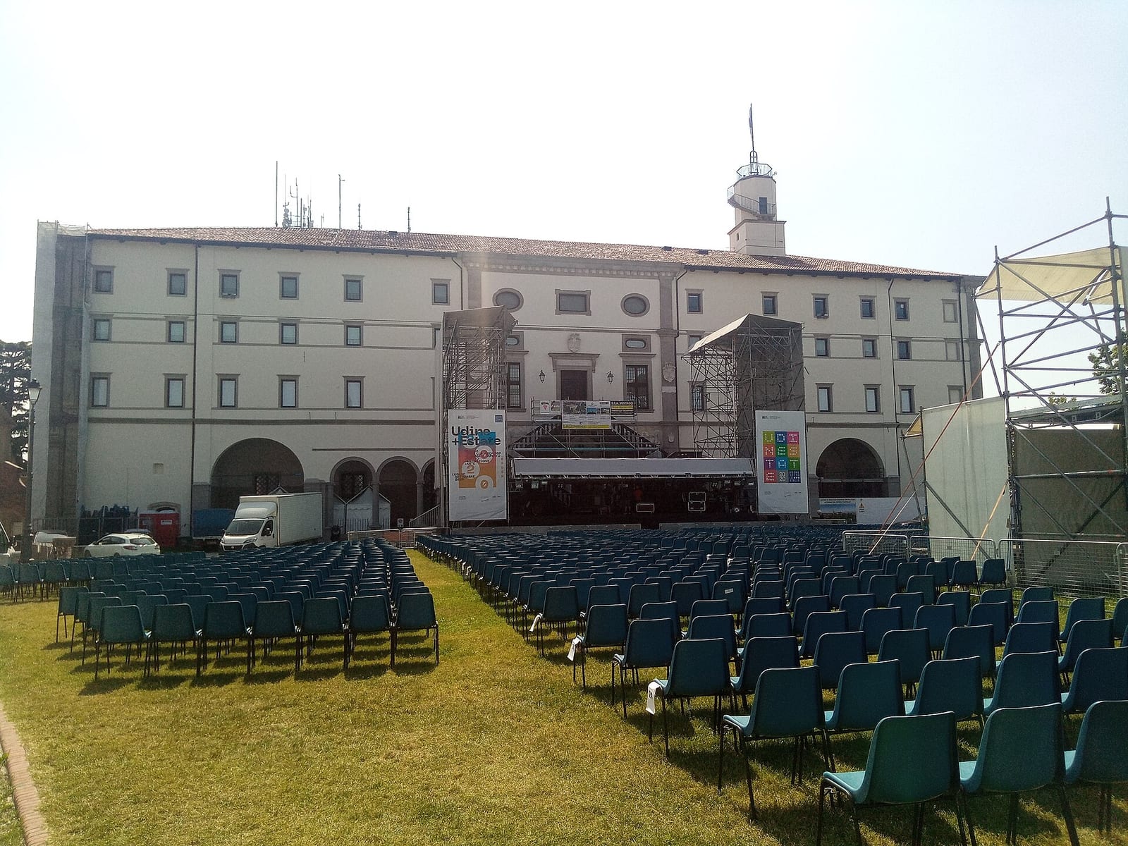 Façade de Le Castello d'Udine et la Galleria d'Arte Antica