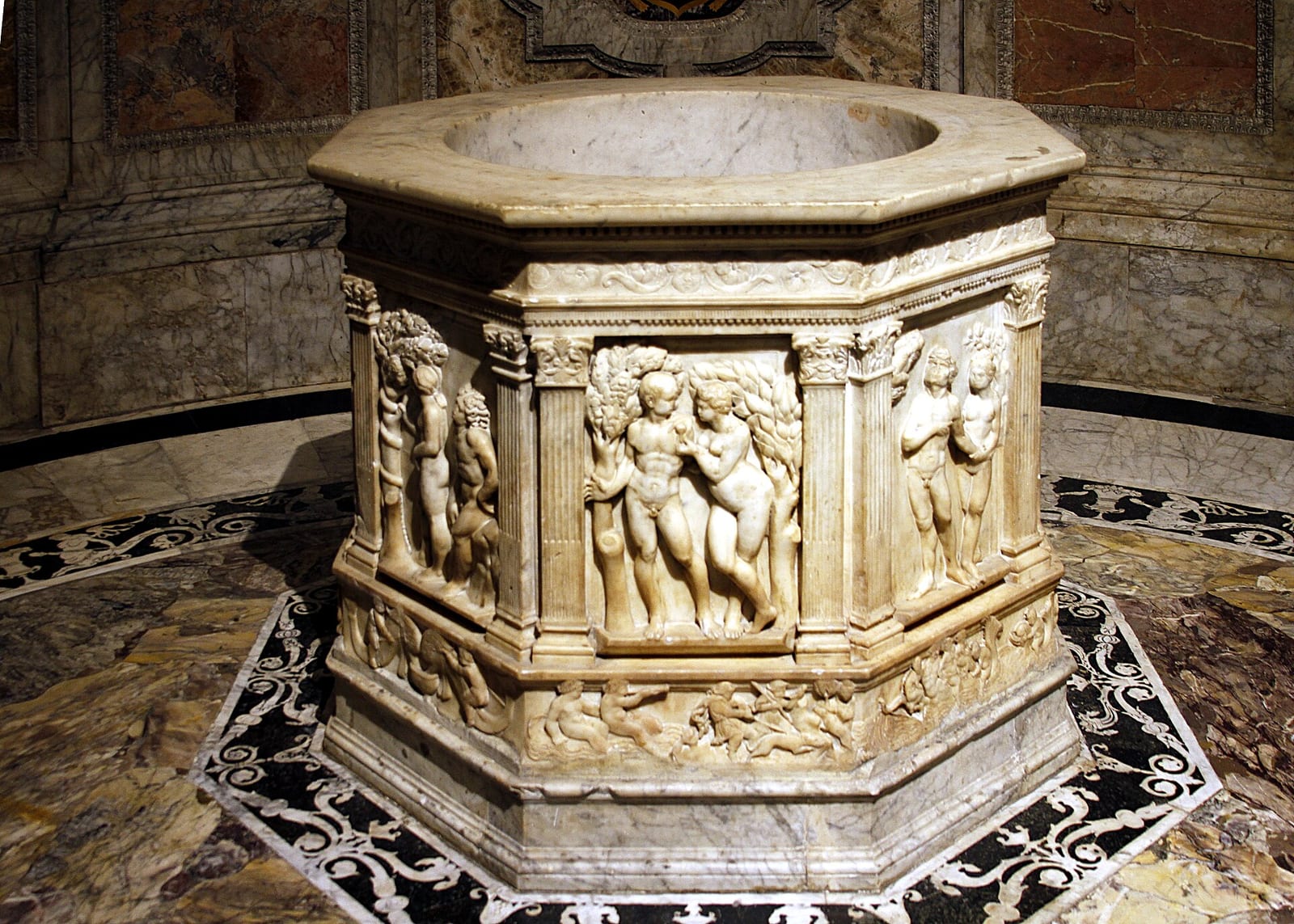 Intérieur de La cathédrale de Sienne (Duomo)