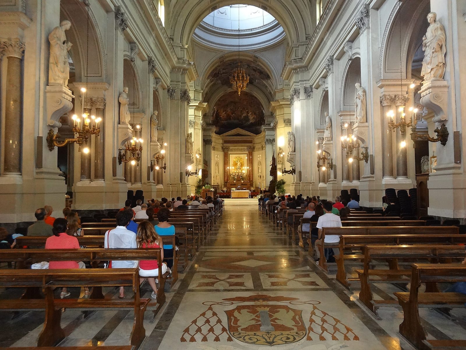 Intérieur de La Cathédrale de Palerme (strate Renaissance des Gagini)