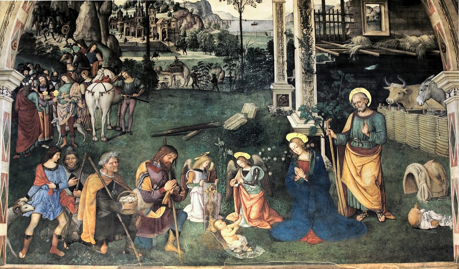 Intérieur de La Chapelle Baglioni à Spello
