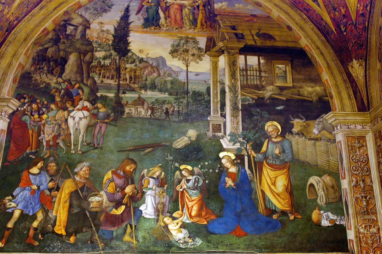 Intérieur de La Chapelle Baglioni à Spello