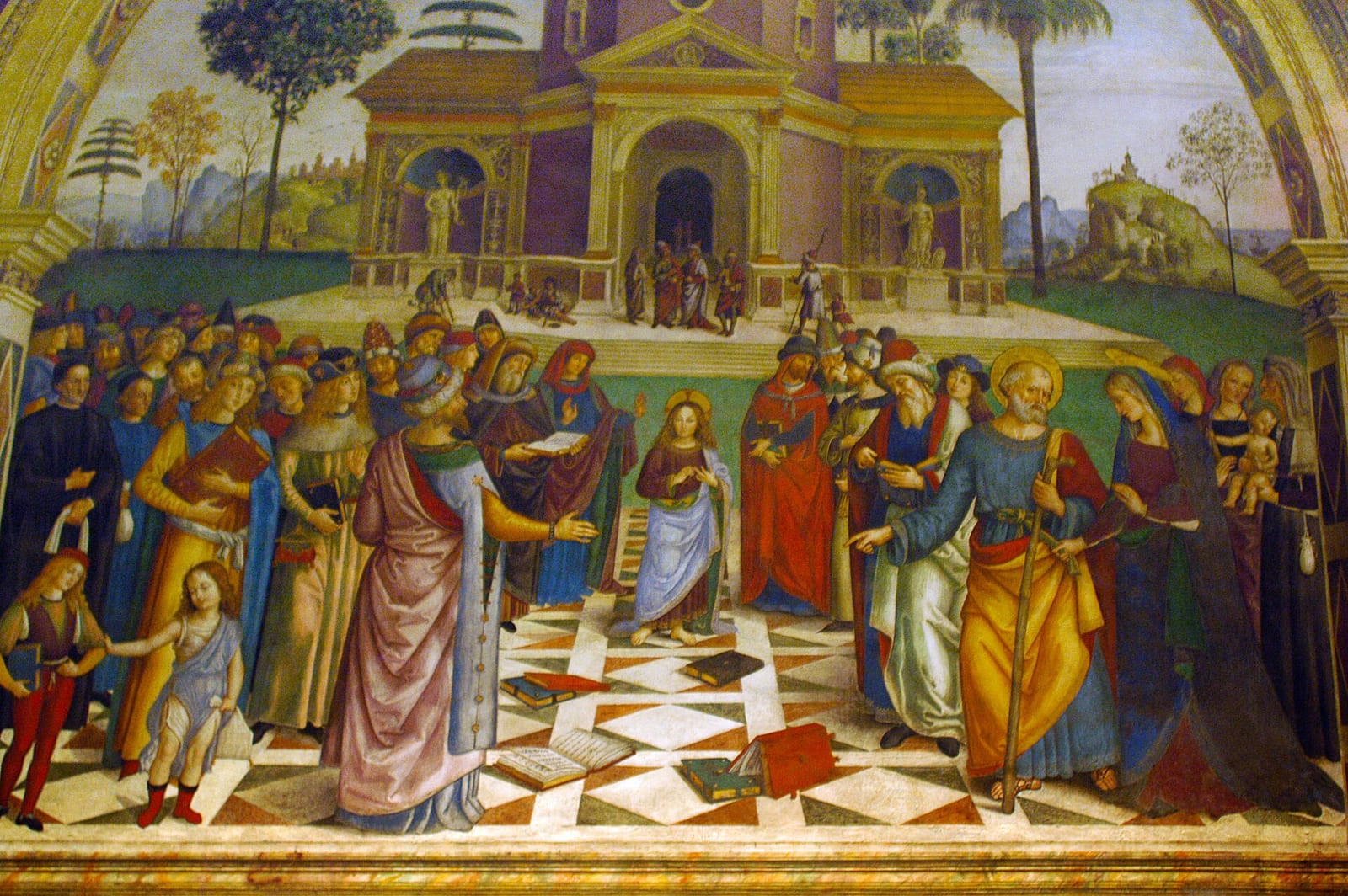 Intérieur de La Chapelle Baglioni à Spello