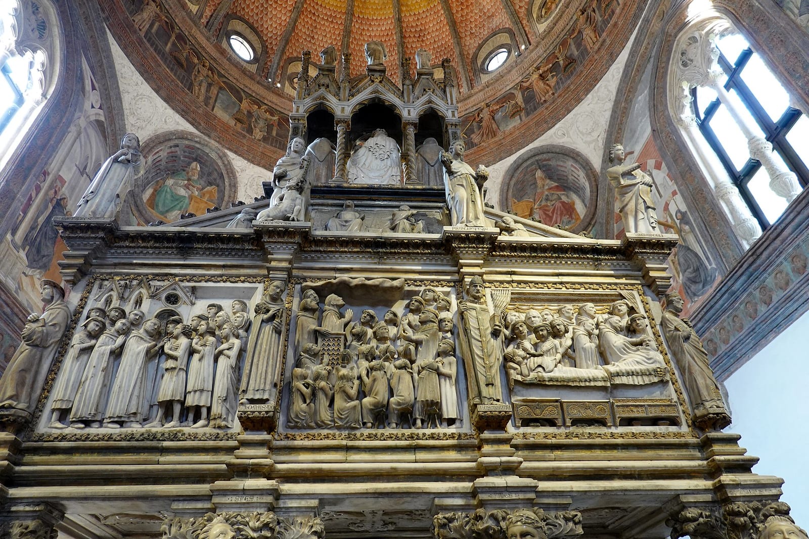 Détail de La Chapelle Portinari à Milan