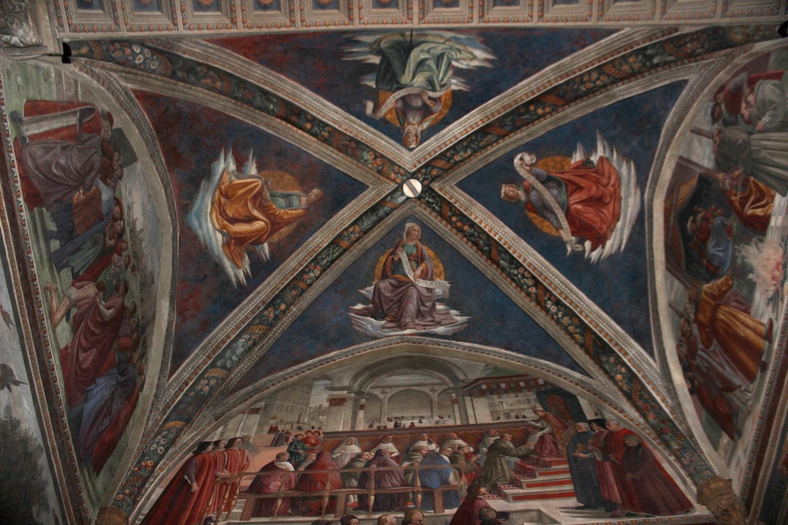Intérieur de La Chapelle Sassetti
