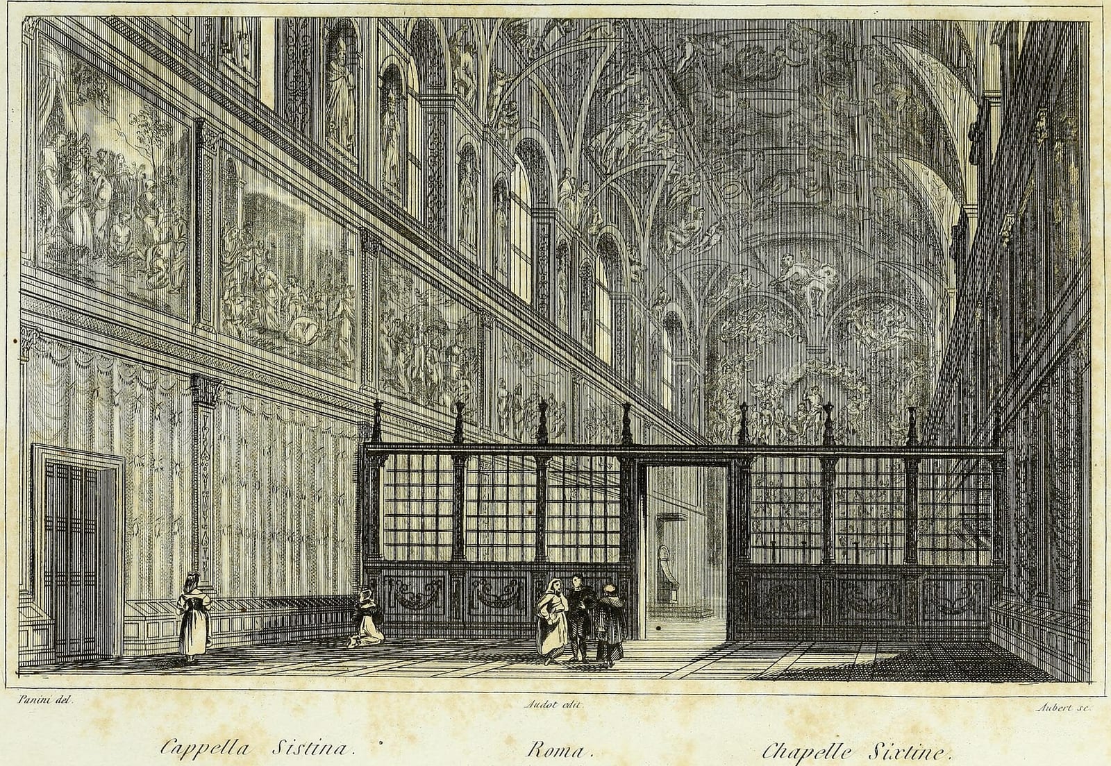 Intérieur de La Chapelle Sixtine