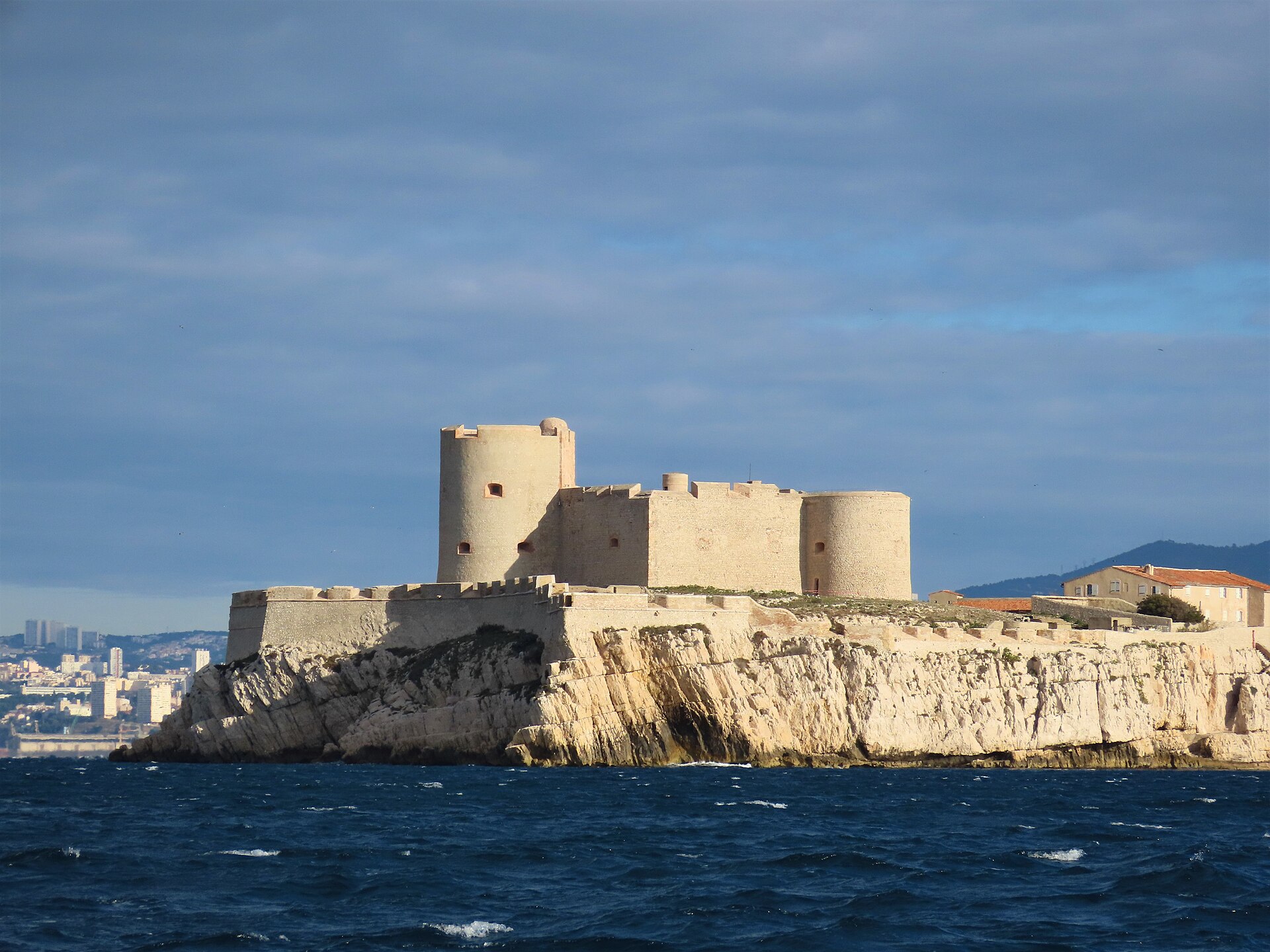 Château d'If — château à Marseille, Bouches-du-Rhône, façade, classé mh