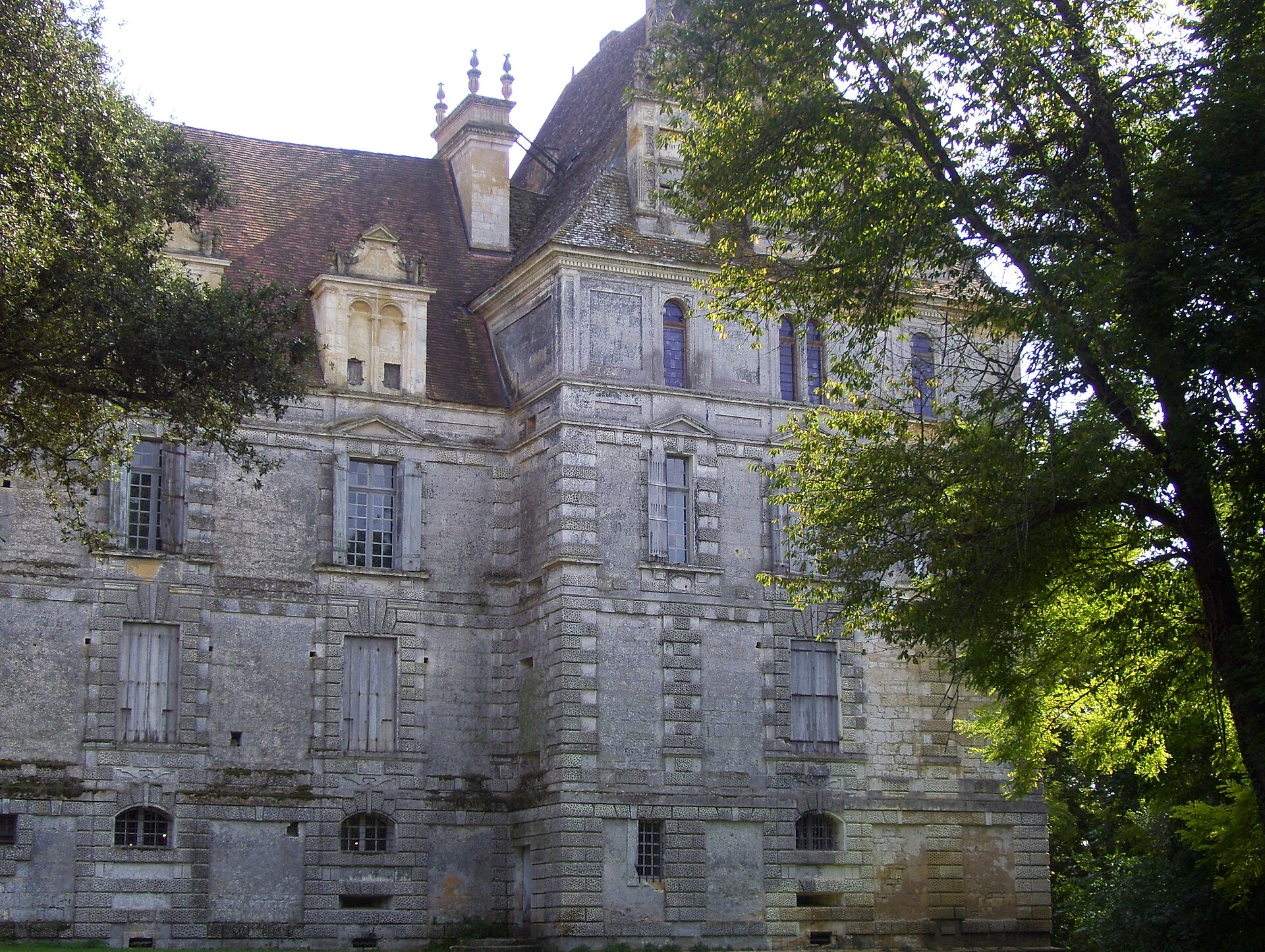 Château de Lanquais (Lanquais) Château de Lanquais — château à Lanquais, Dordogne, façade, classé mh