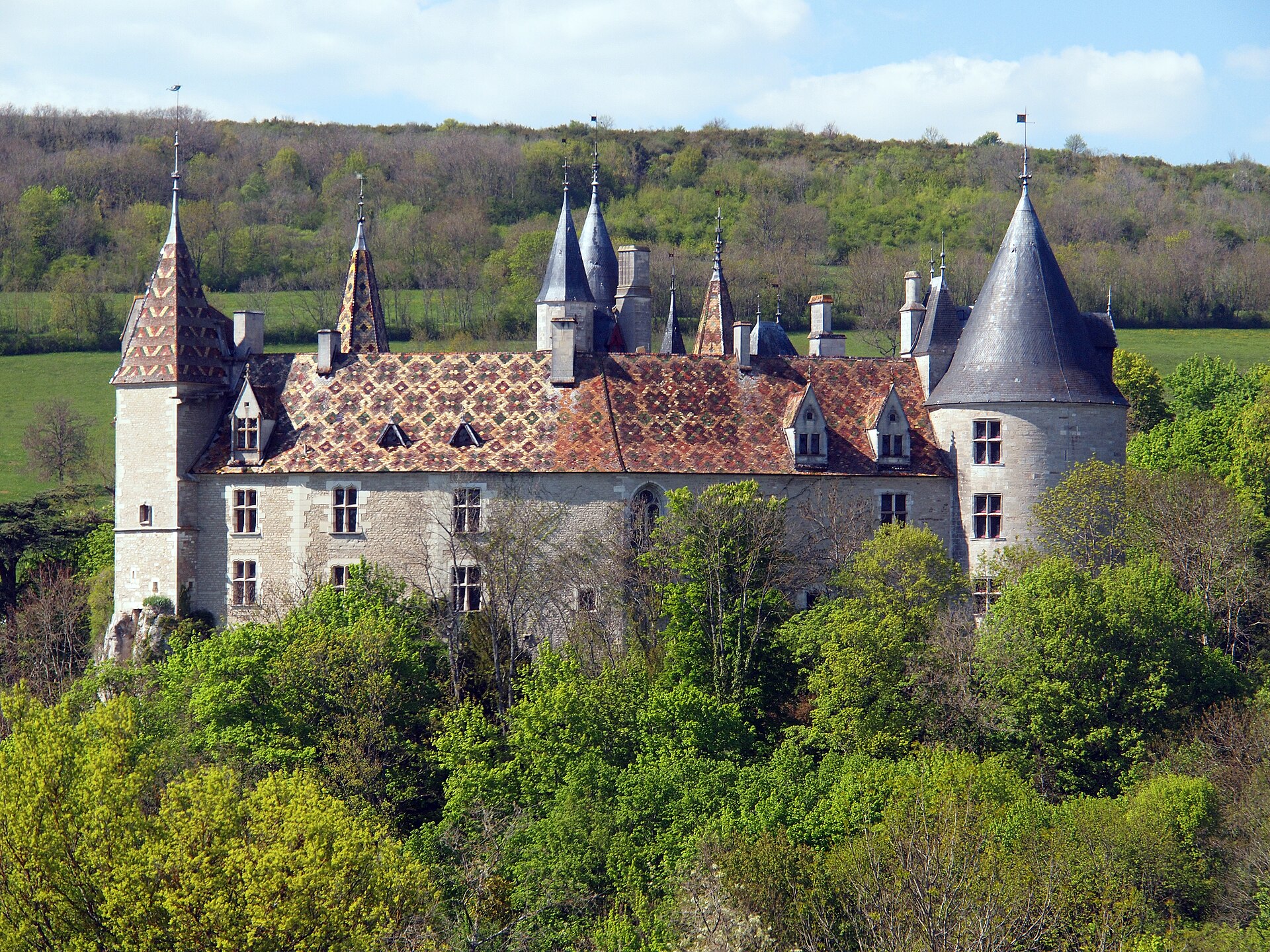 Château de Rochepot (La Rochepot) Château de Rochepot — château à La Rochepot, Côte-d'Or, façade, classé mh
