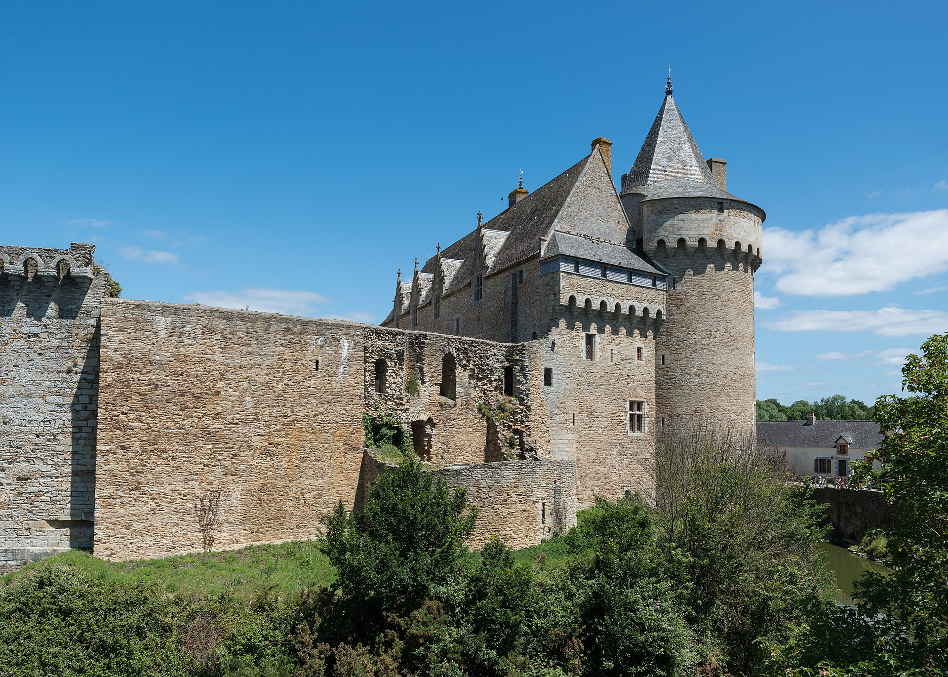 Château de Suscinio — château à Sarzeau, Morbihan, intérieur, classé mh