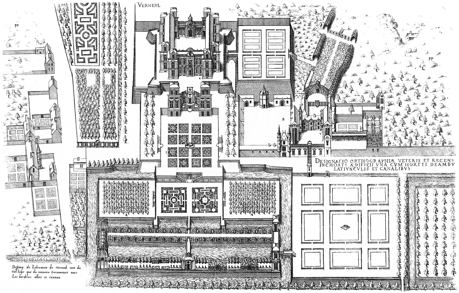 Château de Verneuil-sur-Oise (Verneuil-sur-Oise) Château de Verneuil-sur-Oise — château à Verneuil-sur-Oise, Oise, vue de nuit, classé mh