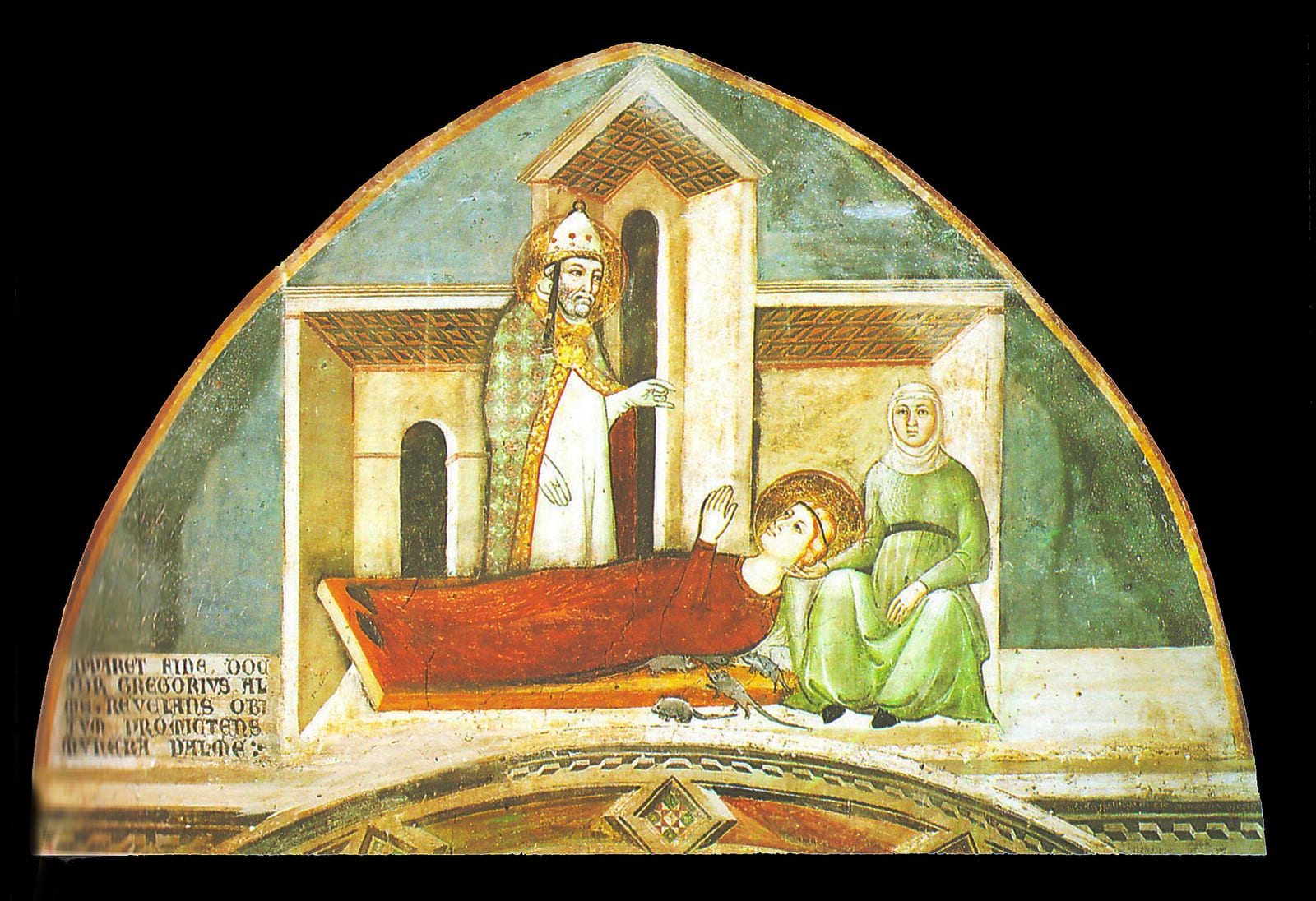 Détail de La Collégiale de San Gimignano et la chapelle Santa Fina