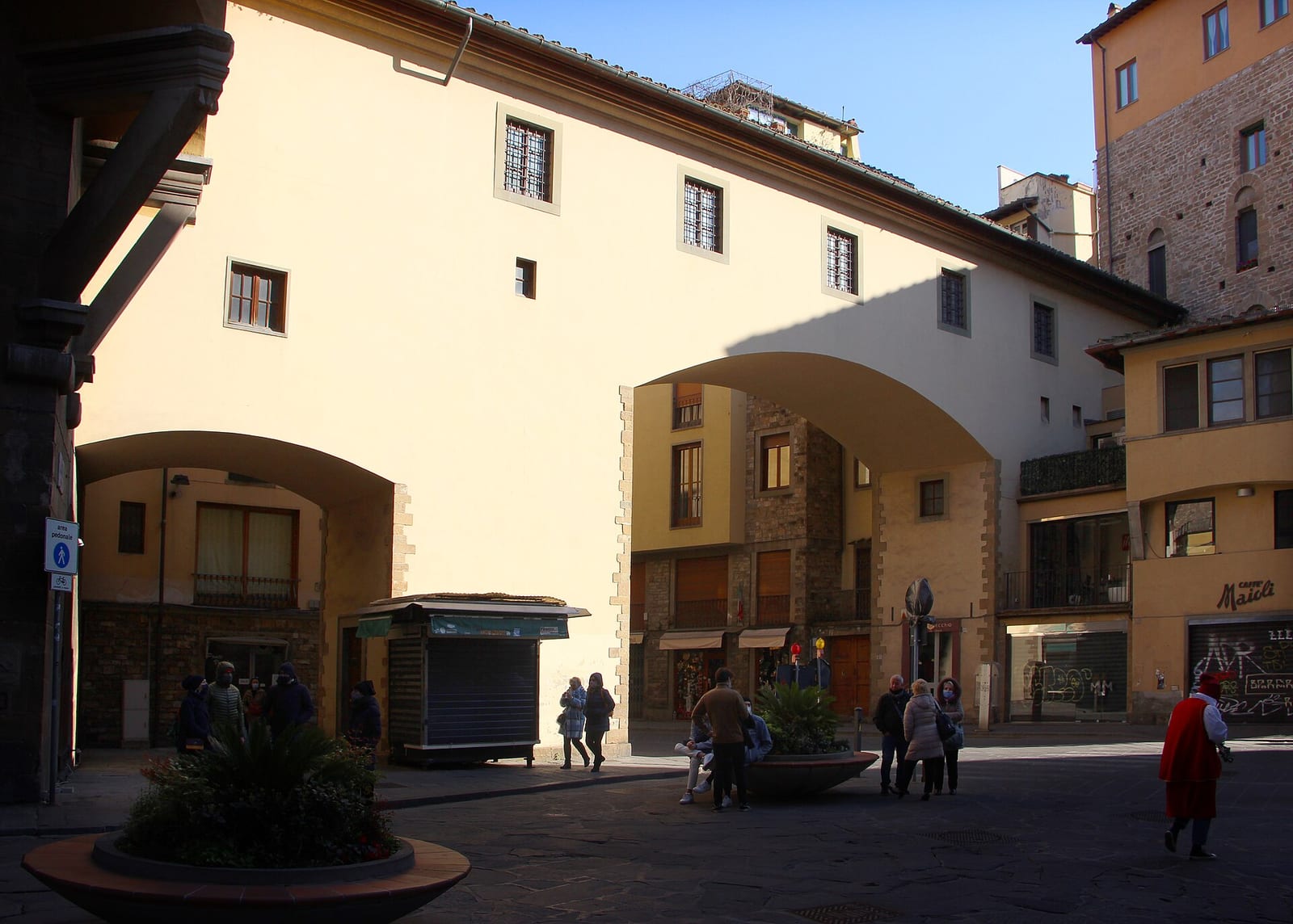 Le Corridor de Vasari dans son environnement