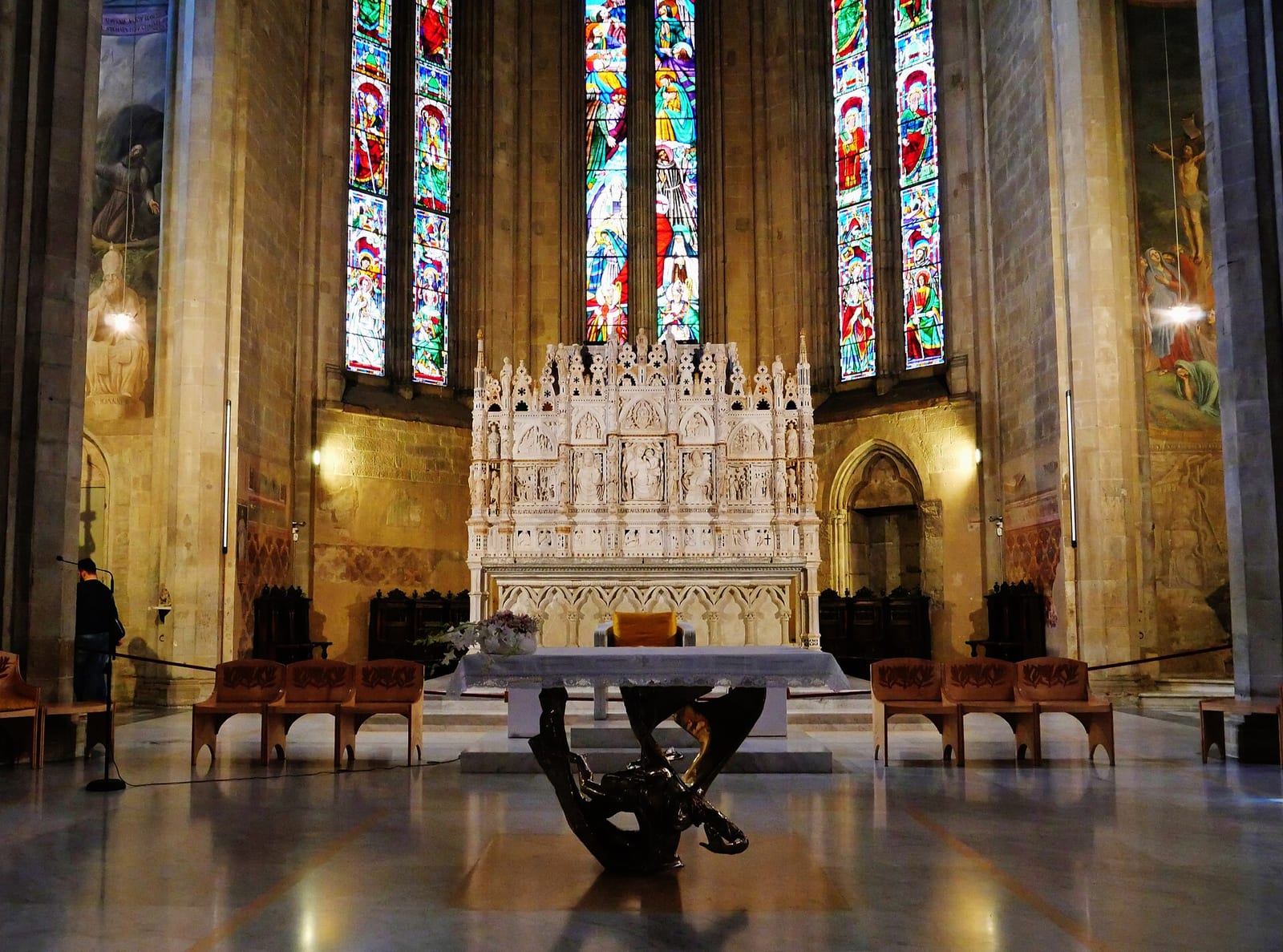 Intérieur de La cathédrale d'Arezzo (Duomo di San Donato)