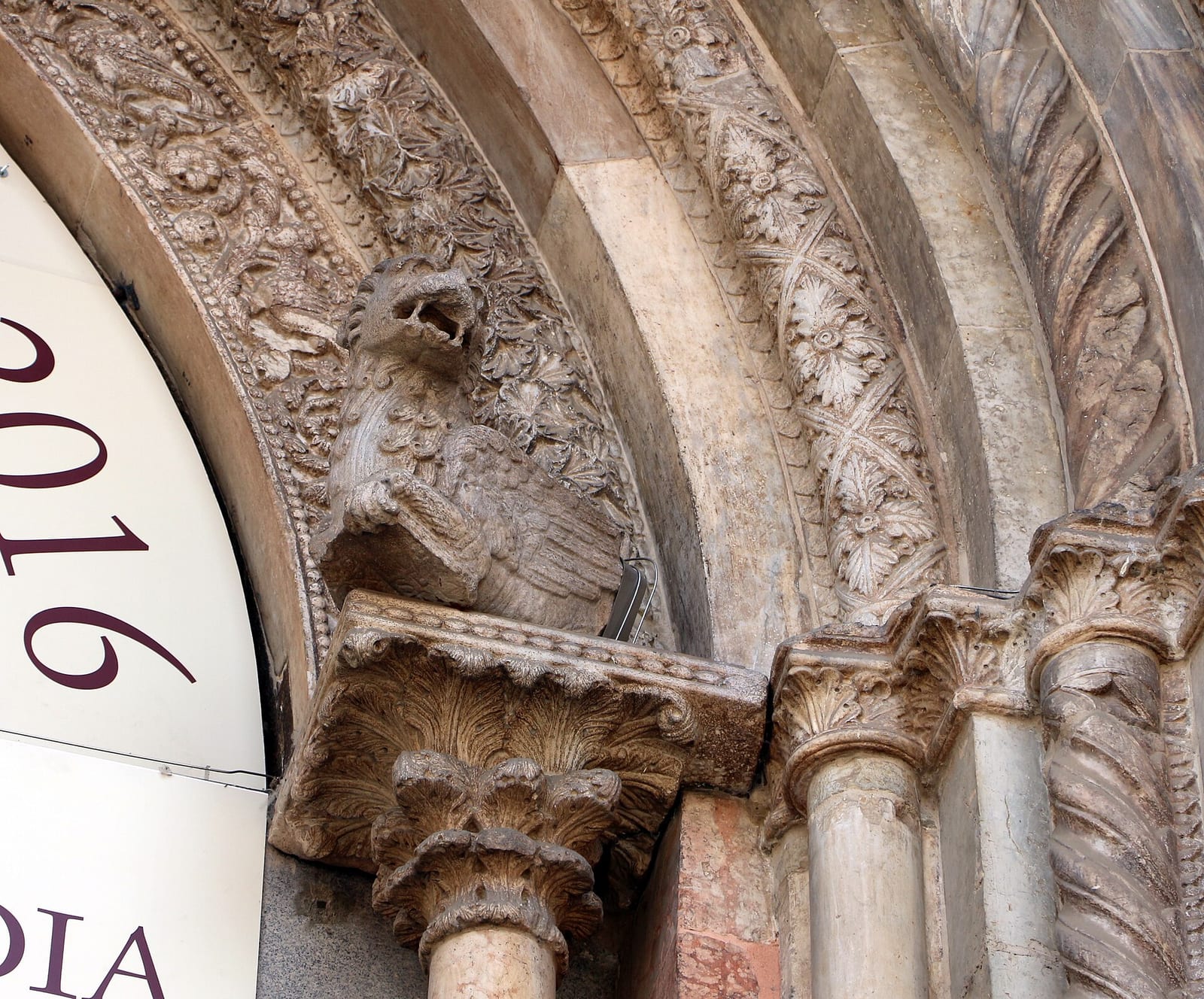 Détail de La Cathédrale de Crémone et ses fresques Renaissance
