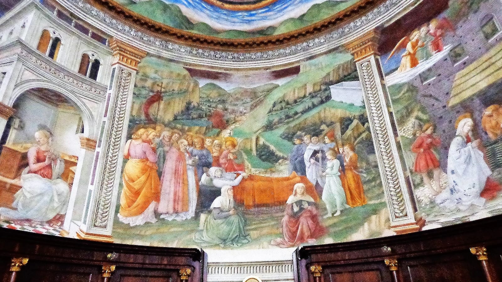 Détail de La Cathédrale de Spolète