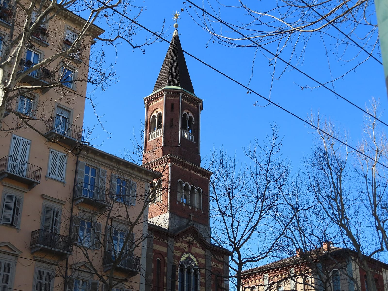 Vue de La Cathédrale de Turin (Duomo, Meo del Caprino)