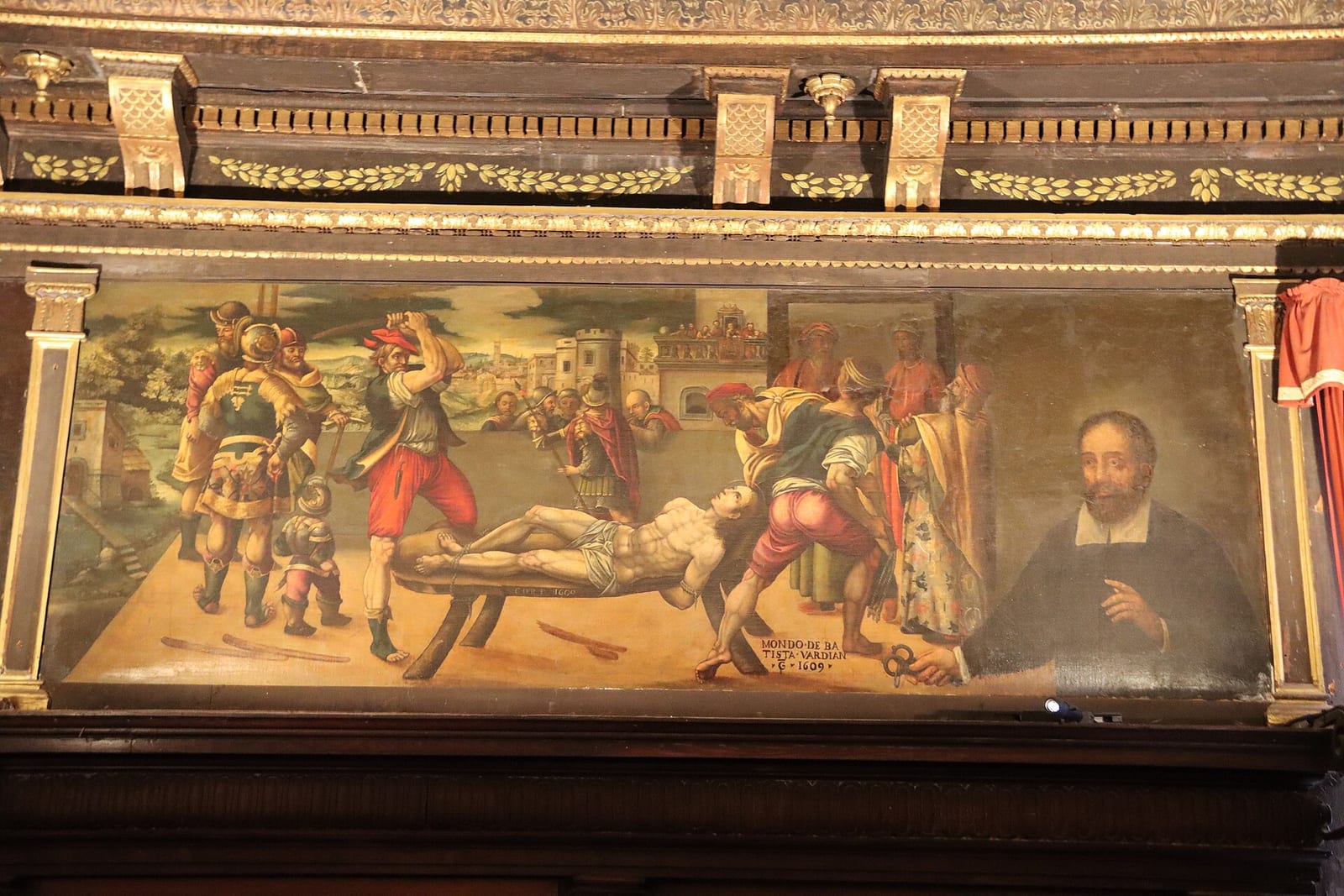 Intérieur de La Scuola Dalmata di San Giorgio degli Schiavoni