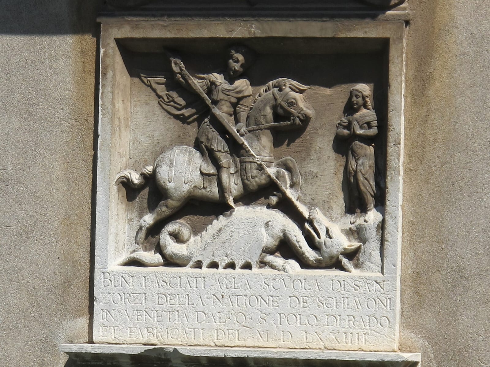 Détail de La Scuola Dalmata di San Giorgio degli Schiavoni