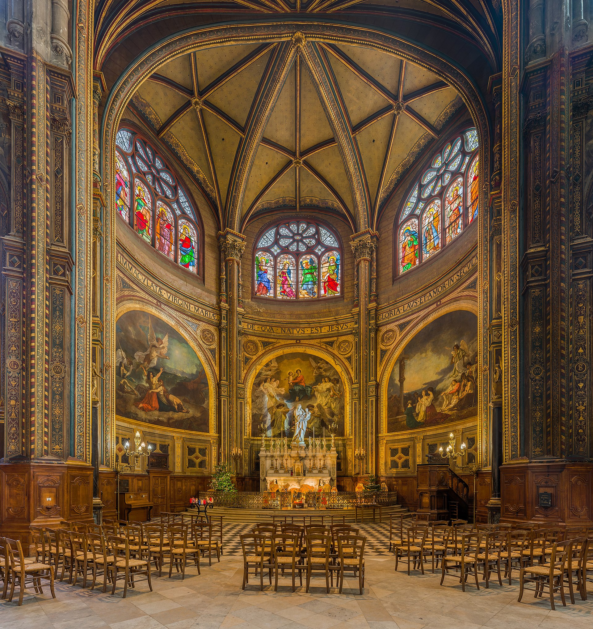 Église Saint-Eustache (Paris (1er)) Église Saint-Eustache — édifice religieux à Paris (1er), Paris, intérieur, classé mh