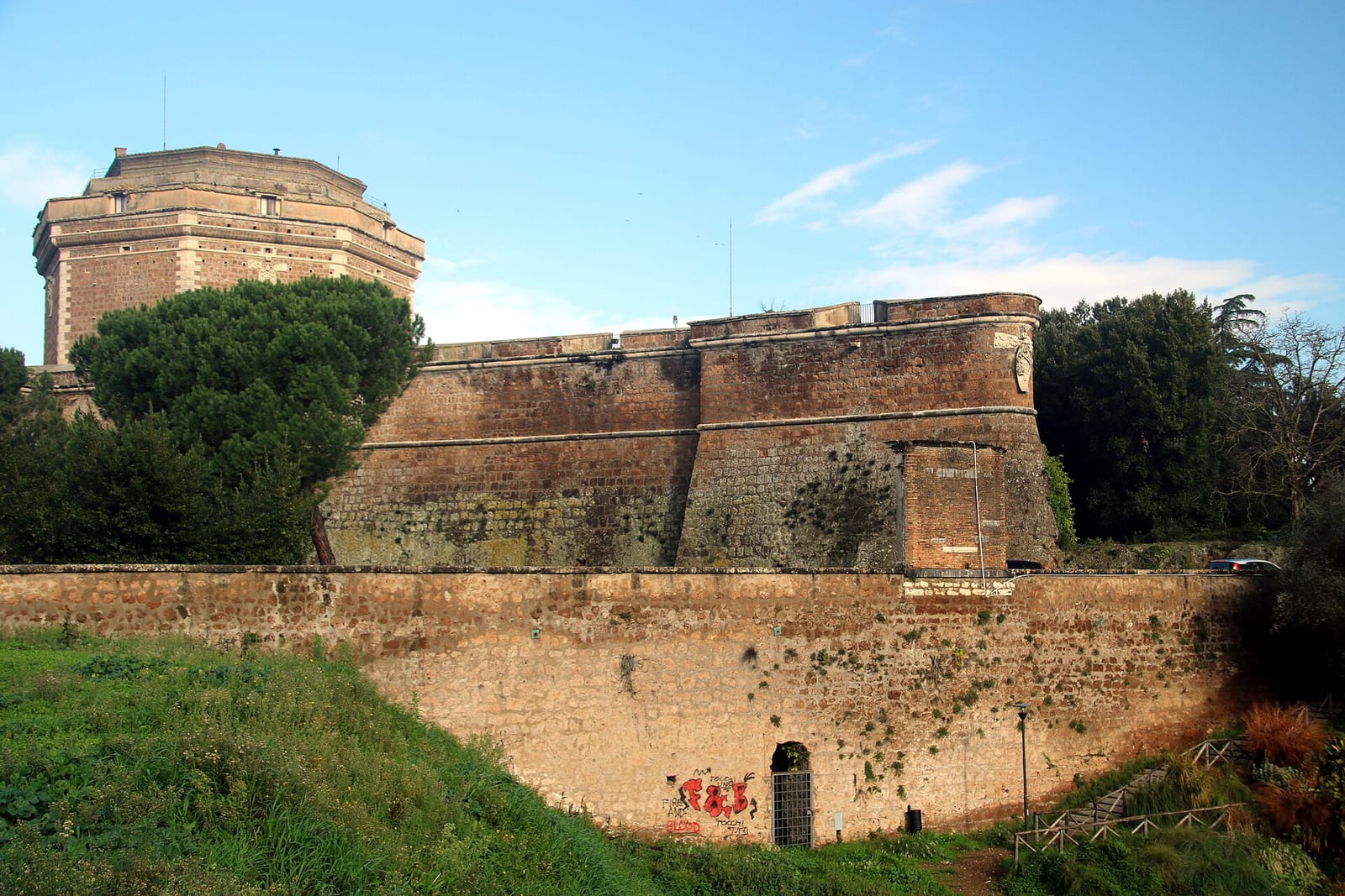 Vue de Le Forte Sangallo à Civita Castellana