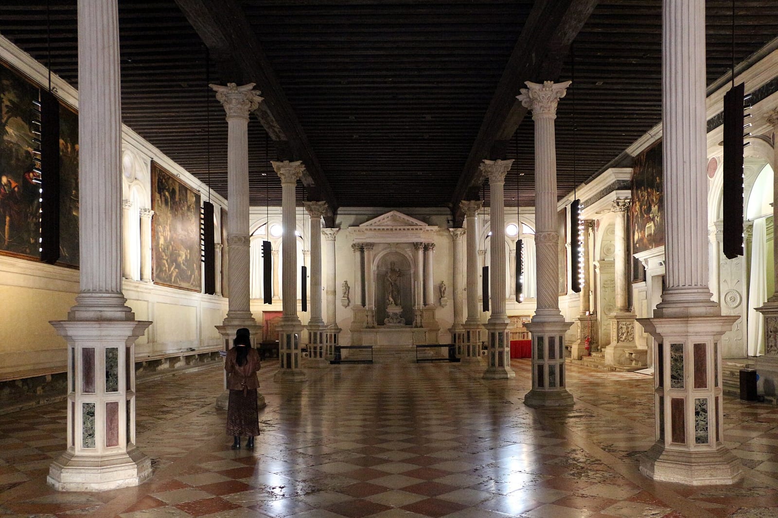 Intérieur de La Scuola Grande di San Rocco
