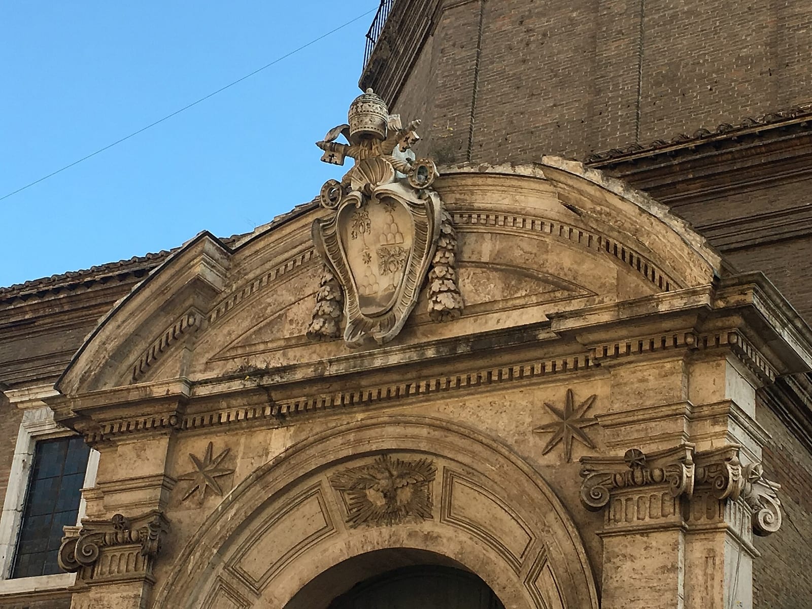 Détail de L'Hôpital du Saint-Esprit in Sassia