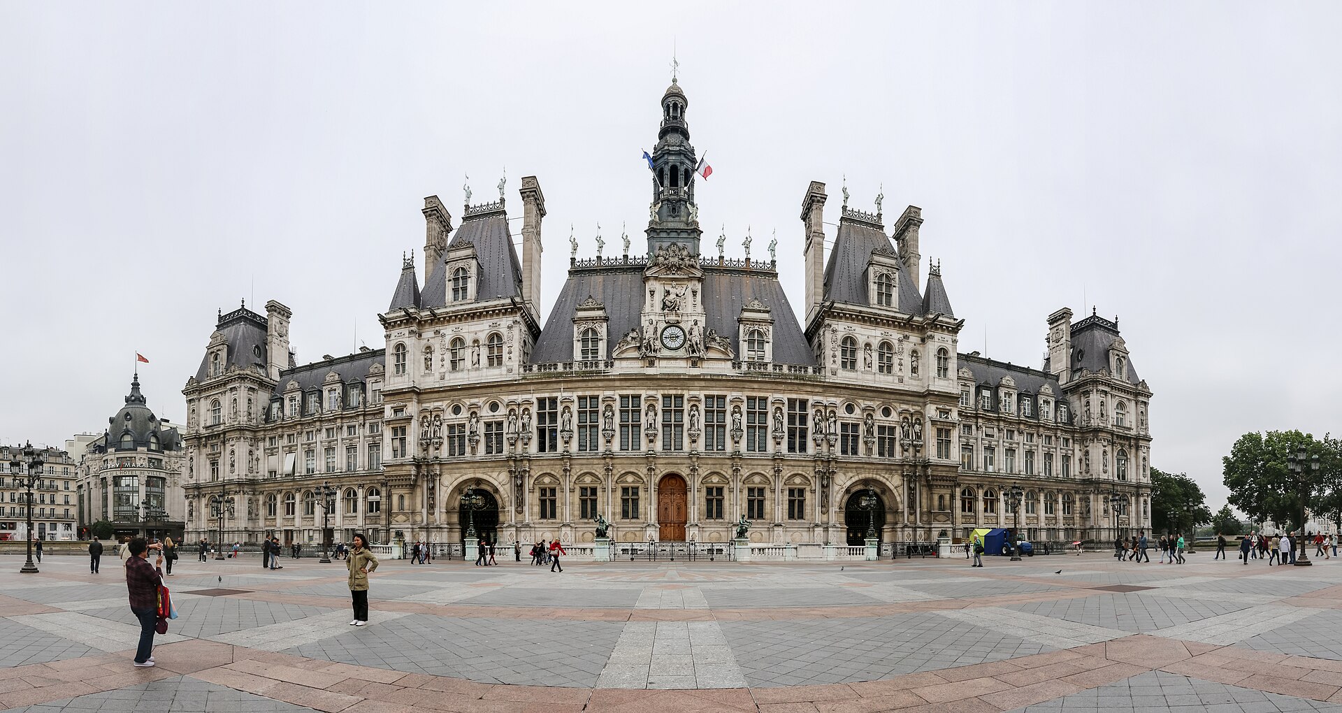 Hôtel de Ville de Paris (Paris (4e)) Hôtel de Ville de Paris — monument à Paris (4e), Paris, façade, classé mh