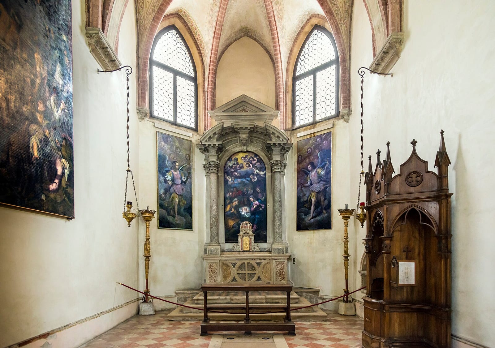 Intérieur de L'église Madonna dell'Orto