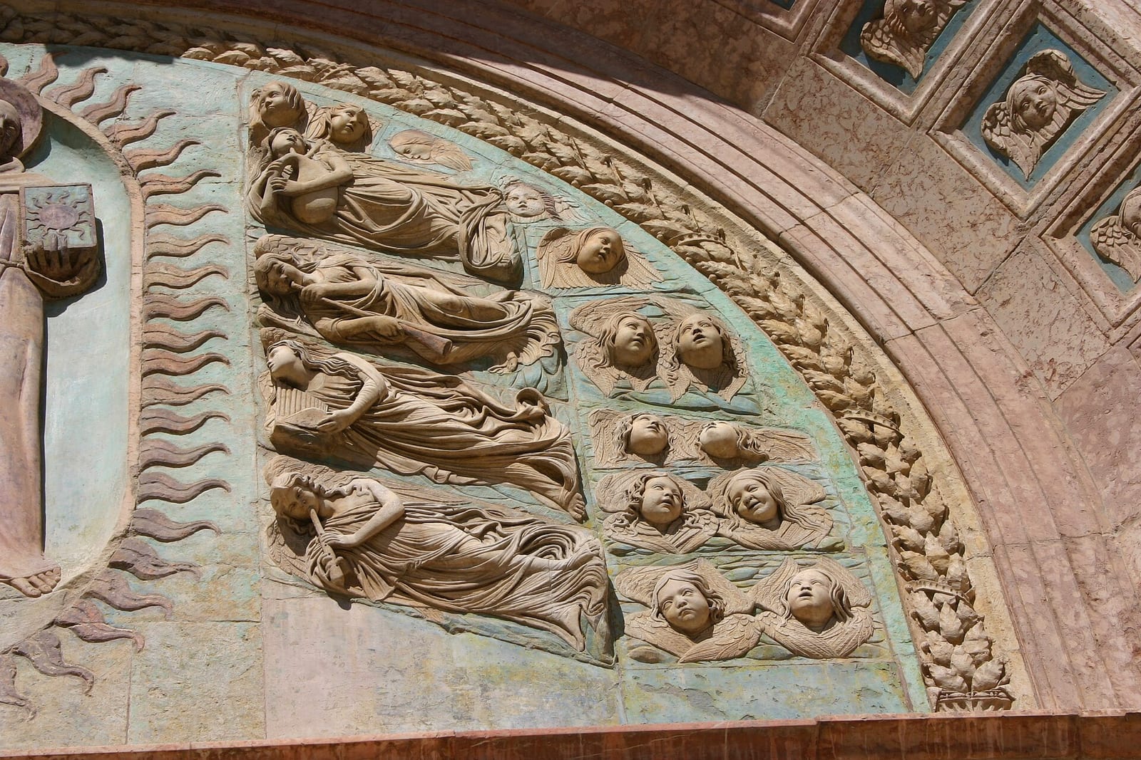 Détail de L'Oratoire San Bernardino à Pérouse