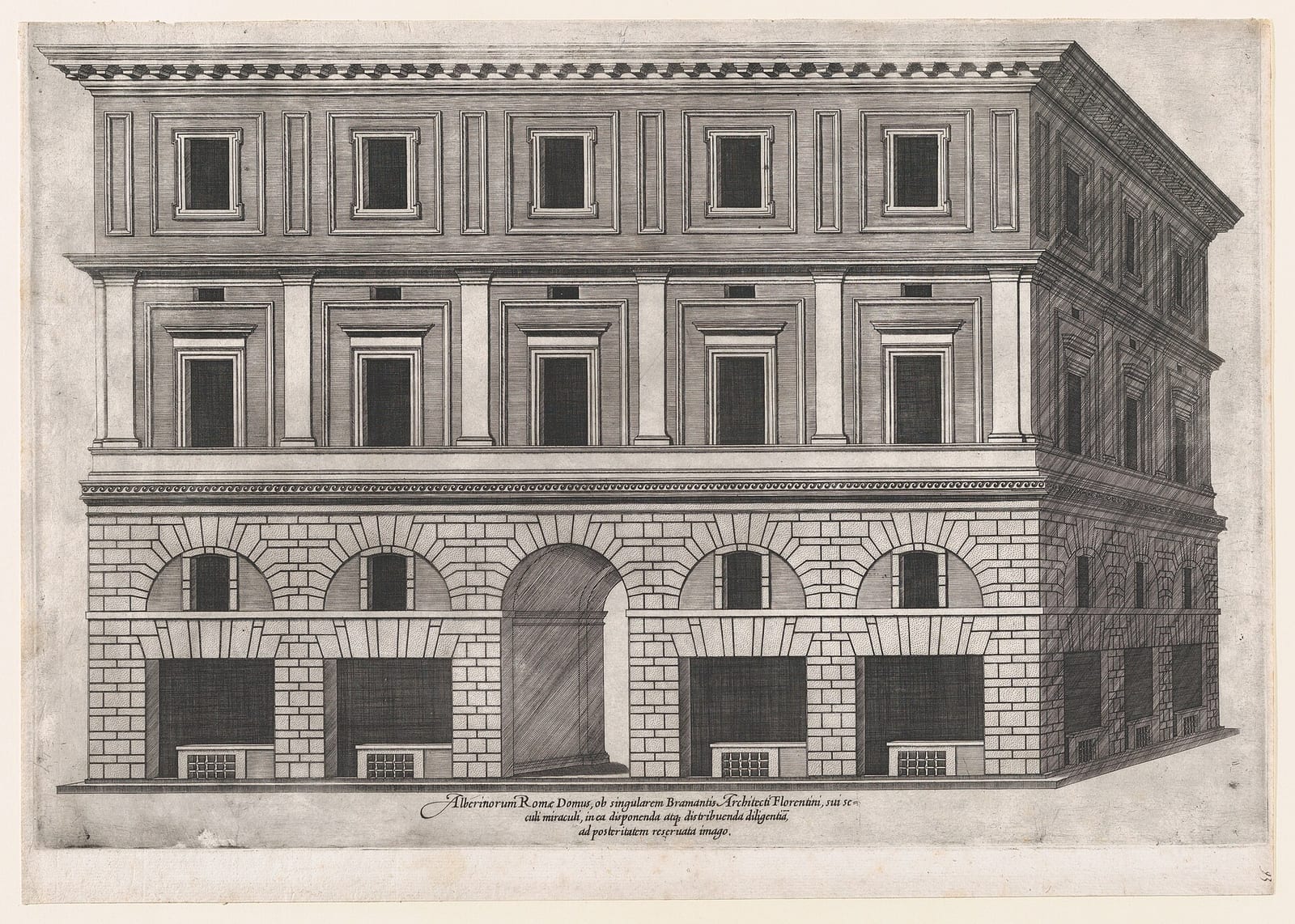 Vue de Le Palais Alberini