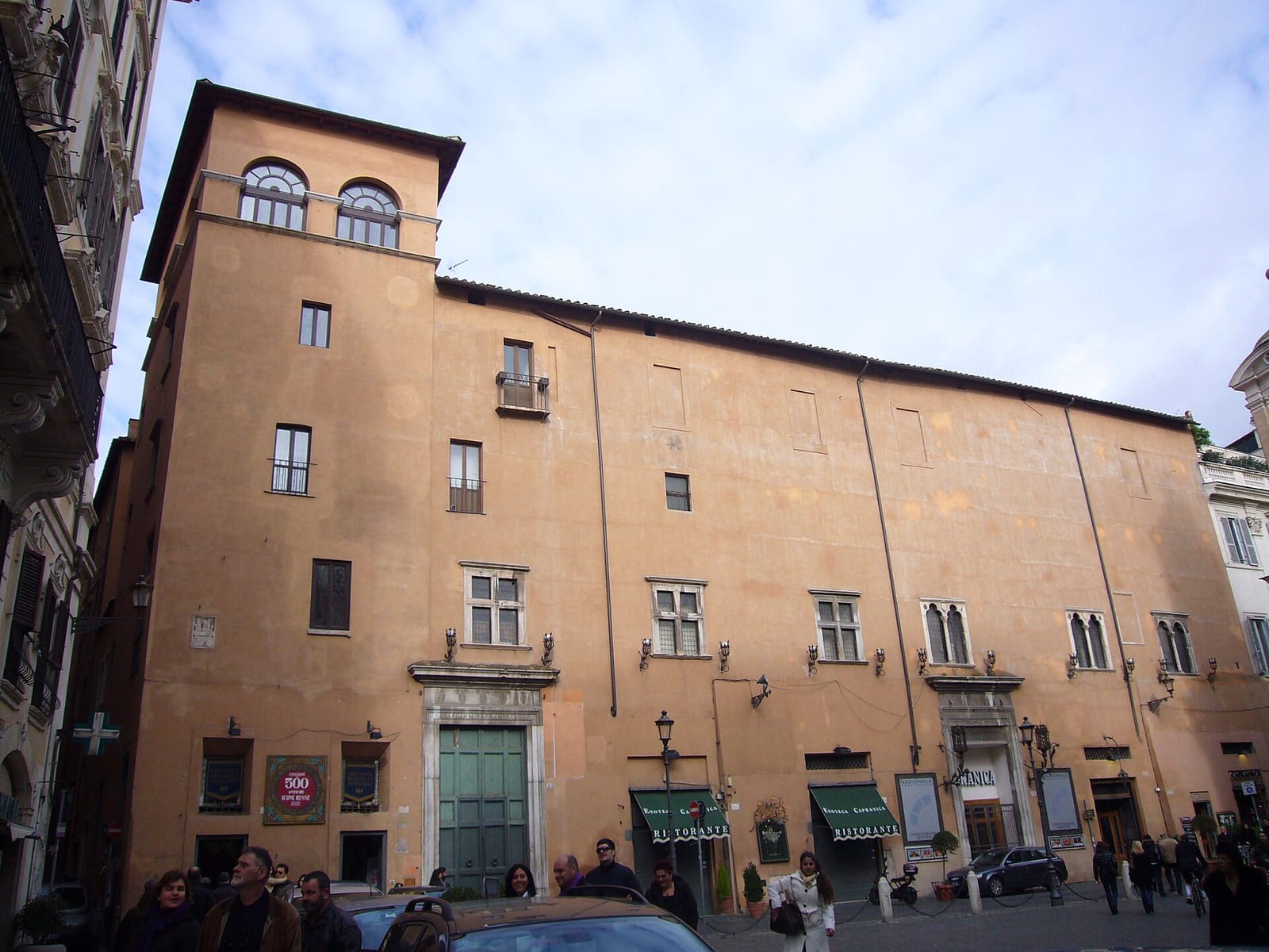 Détail de Le Palais Capranica