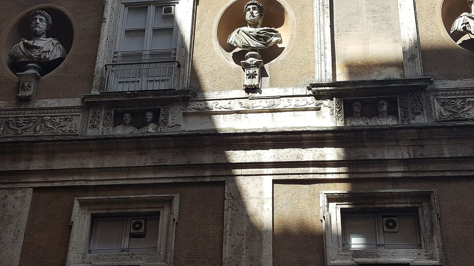 Détail de Le Palais Mattei di Giove