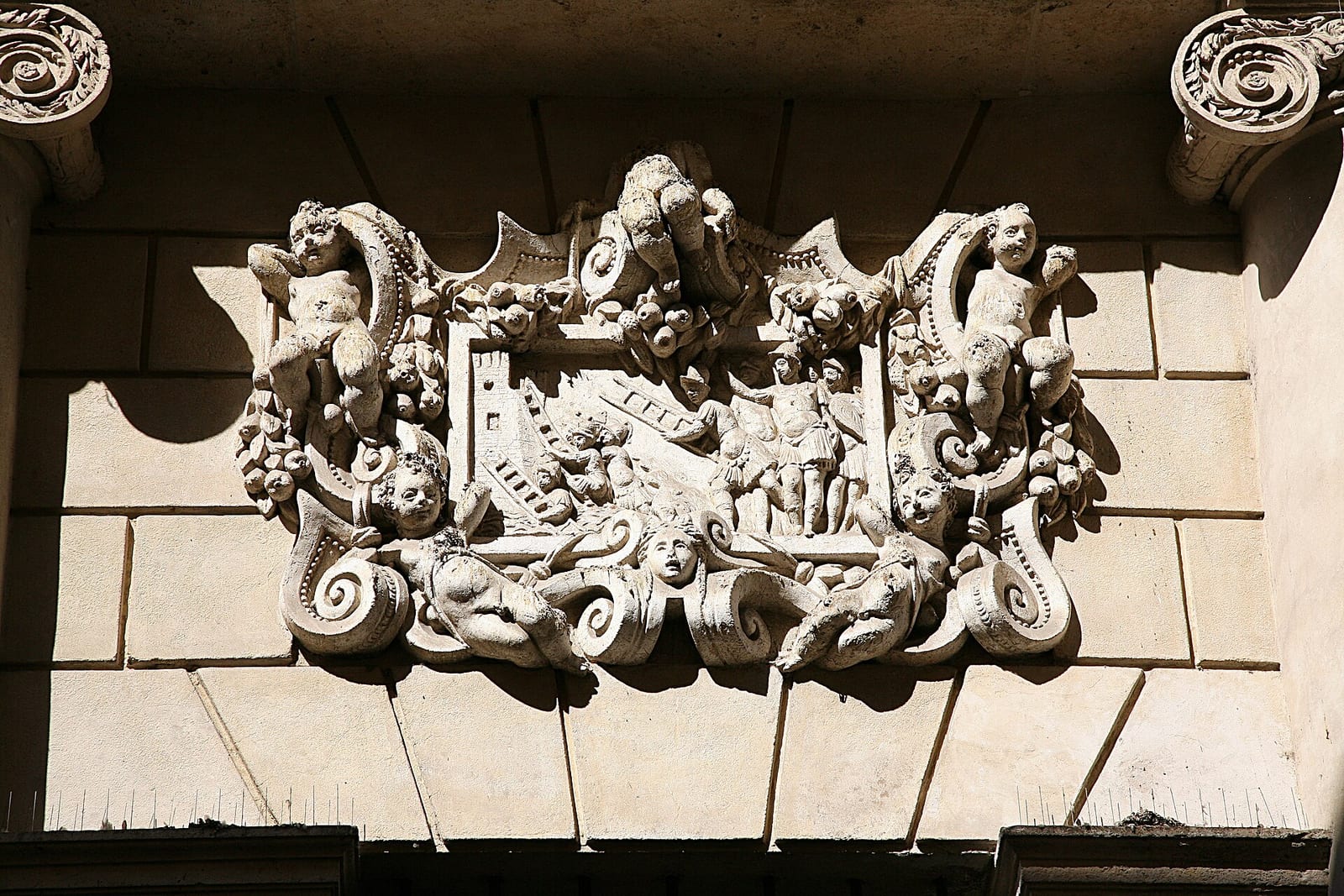 Détail de Le Palazzo Barbaran da Porto à Vicence (Palladio)